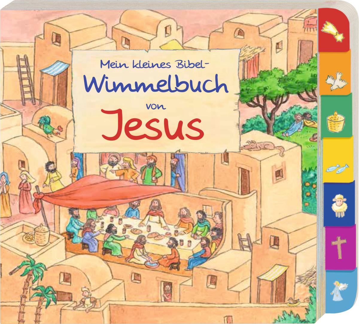 Vorderes Coverbild Mein kleines Bibel-Wimmelbuch von Jesus