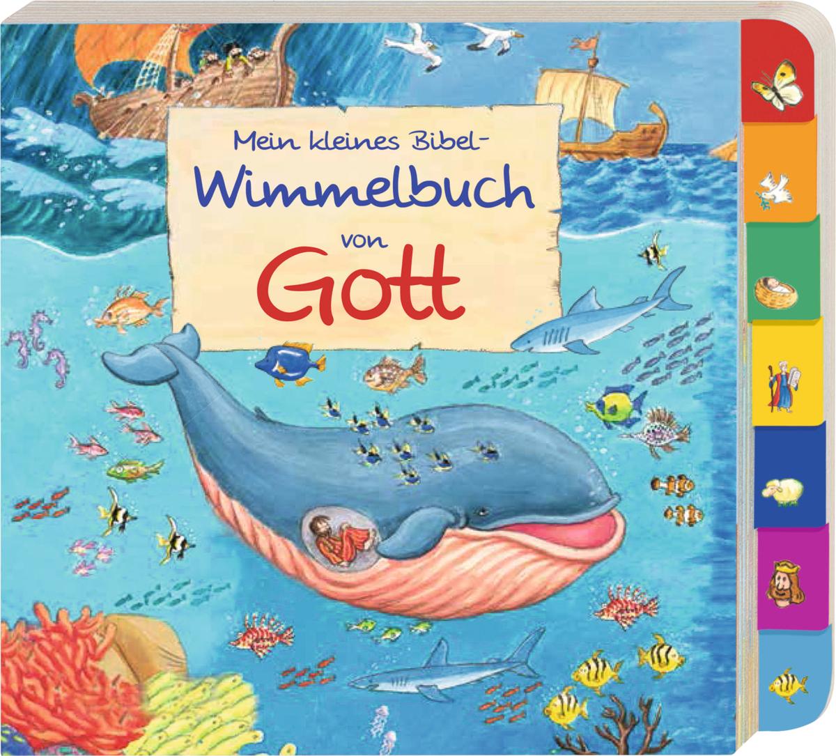Vorderes Coverbild Mein kleines Bibel-Wimmelbuch von Gott