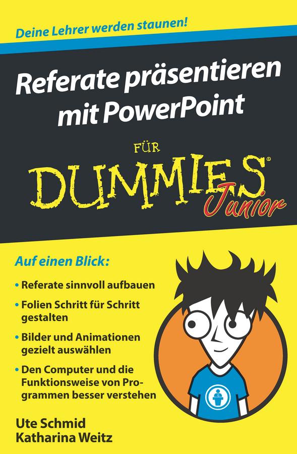 Vorderes Coverbild Referate präsentieren mit PowerPoint für Dummies Junior