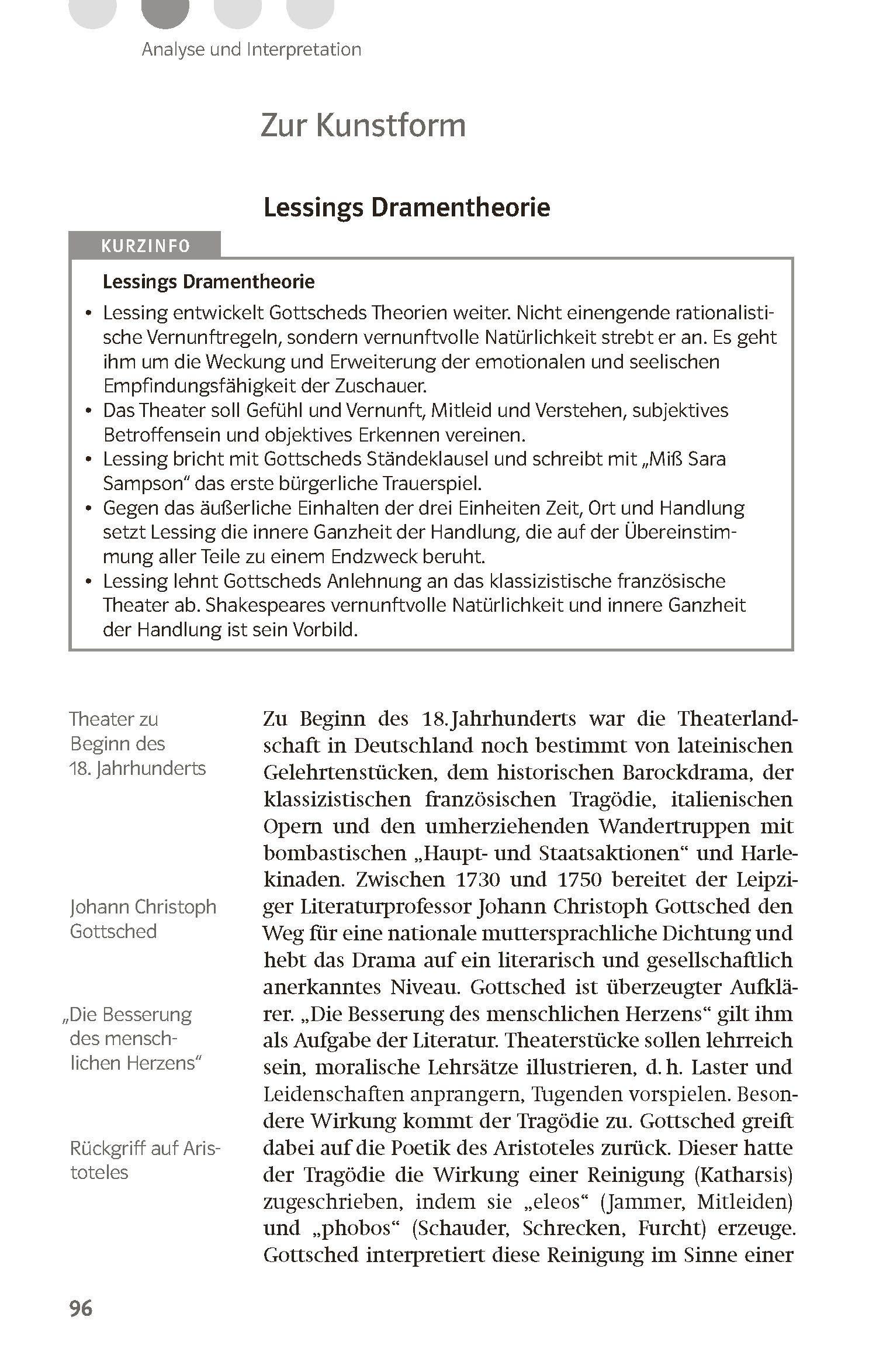 Beispielinhalt (Bild) Lektürehilfen Gotthold Ephraim Lessing "Nathan der Weise"
