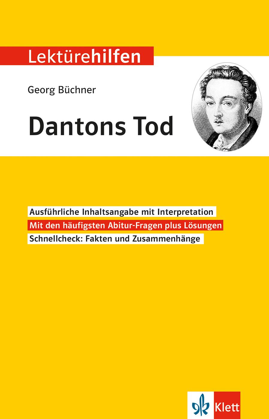 Vorderes Coverbild Lektürehilfen Georg Büchner "Dantons Tod"