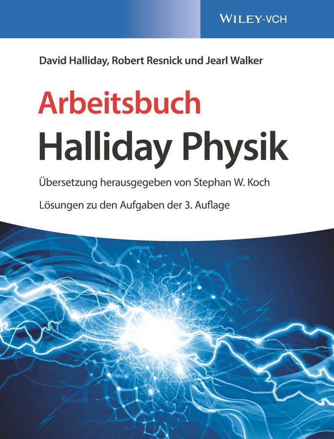 Vorderes Coverbild Arbeitsbuch Halliday Physik