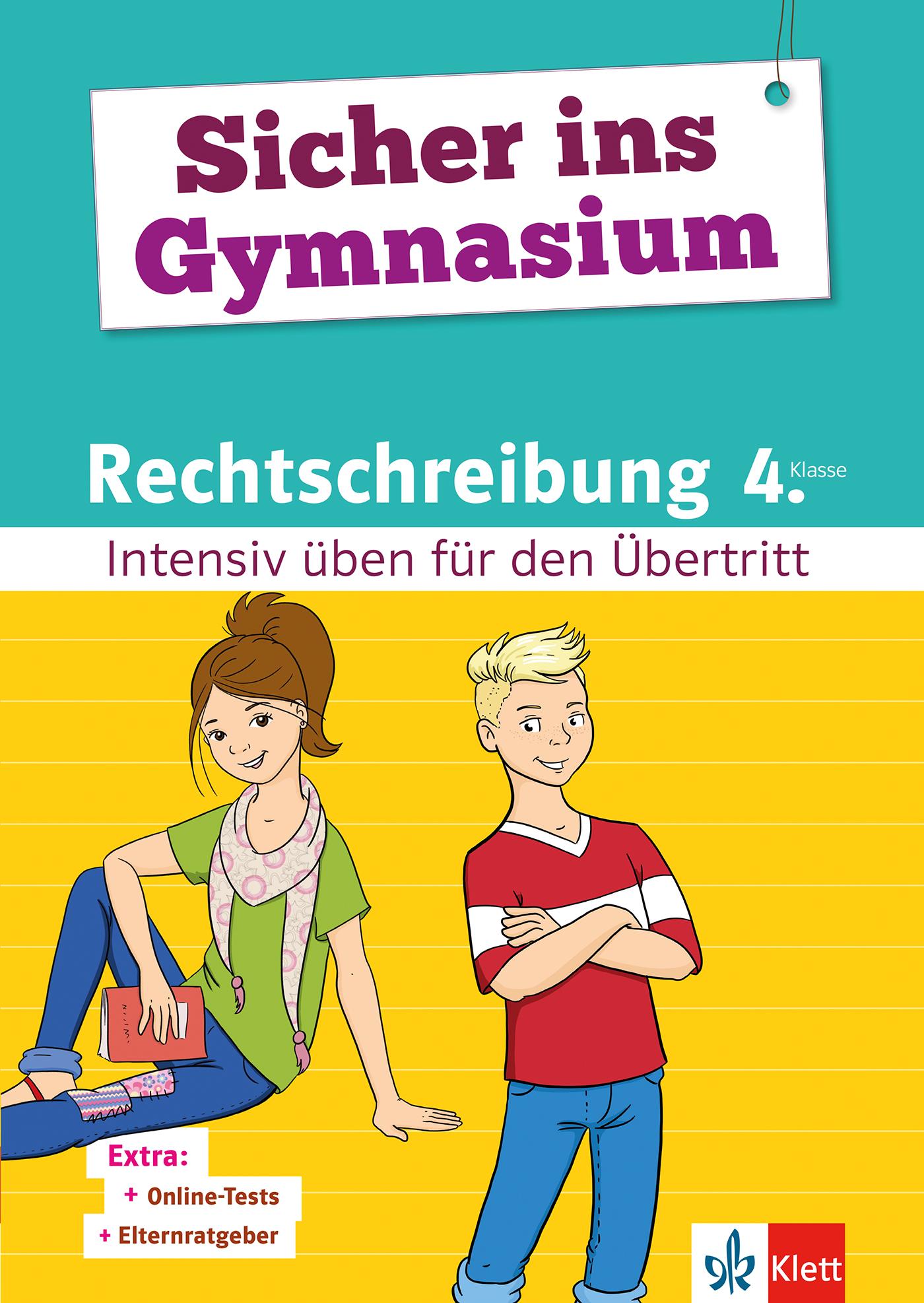 Vorderes Coverbild Sicher ins Gymnasium Rechtschreibung 4. Klasse