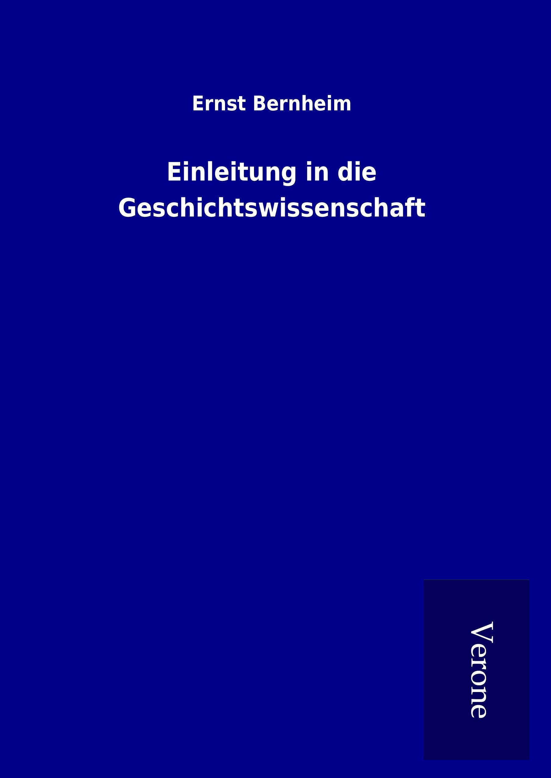 Vorderes Coverbild Einleitung in die Geschichtswissenschaft