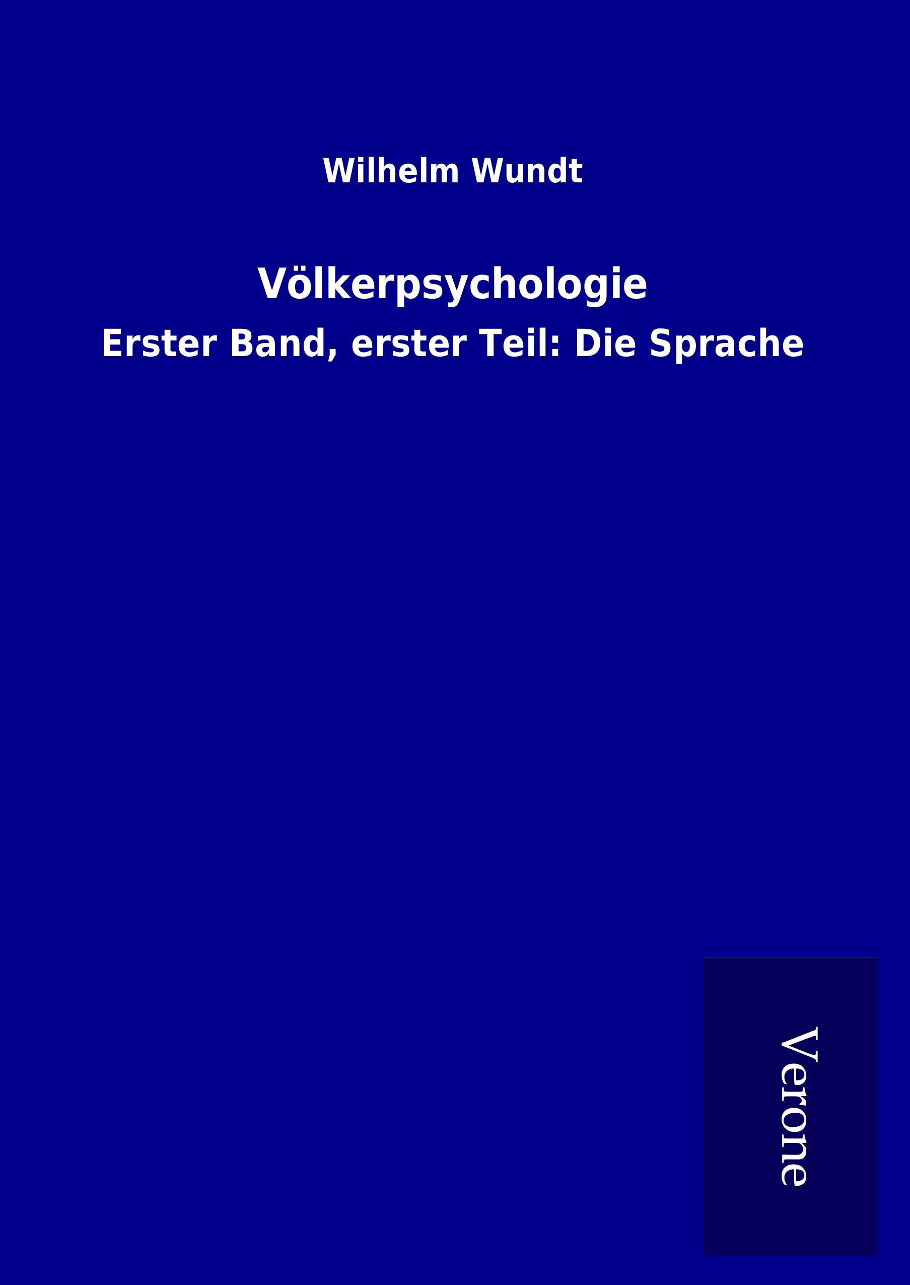 Vorderes Coverbild Völkerpsychologie