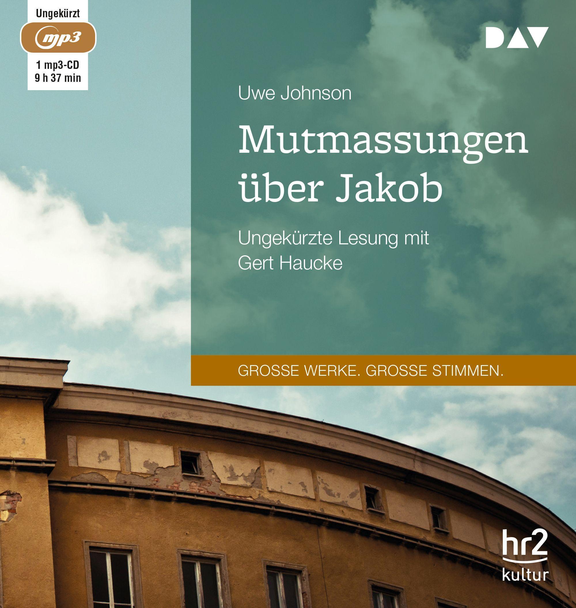 Vorderes Coverbild Mutmaßungen über Jakob