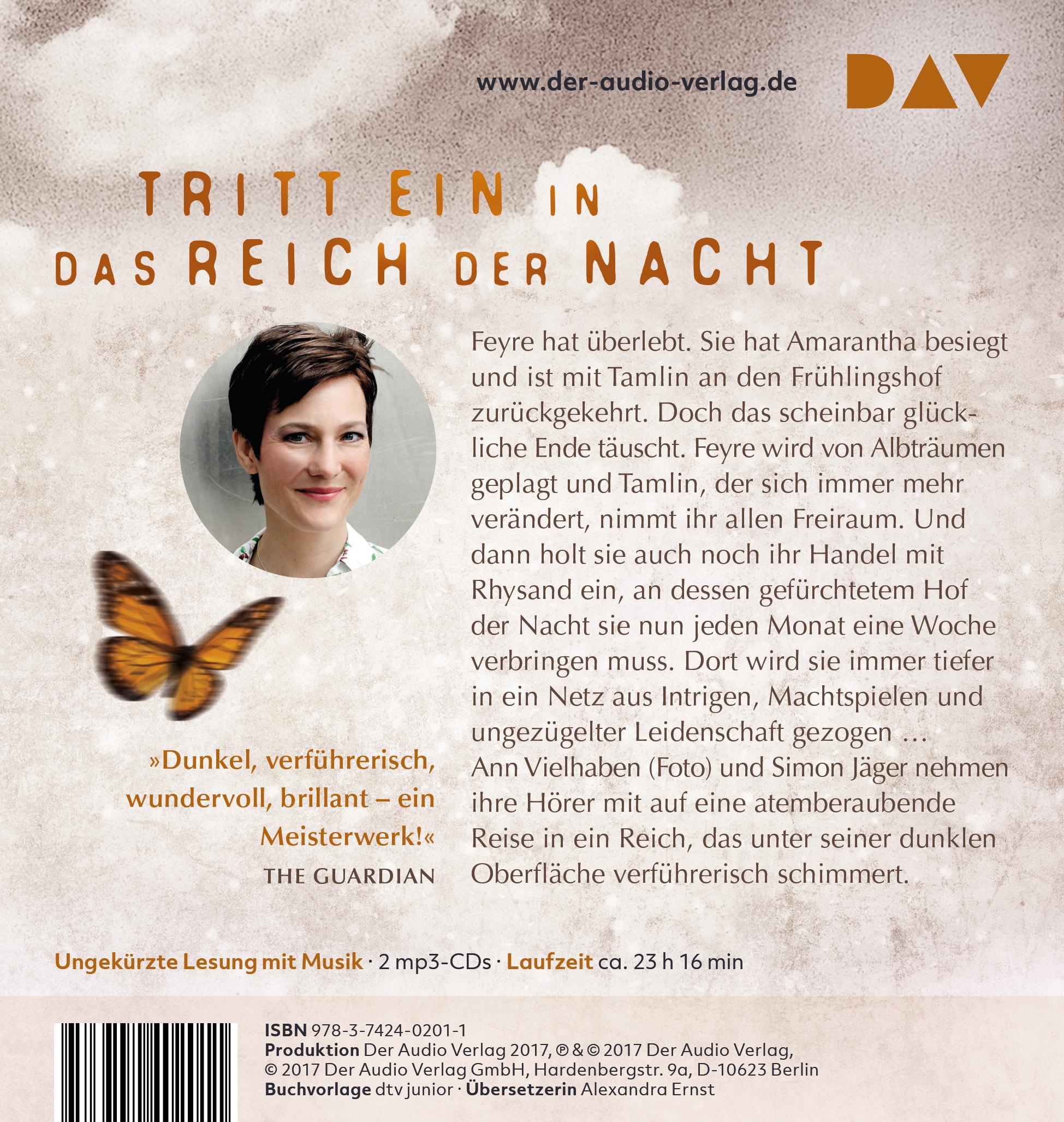Rückseitencover Das Reich der sieben Höfe - Teil 2: Flammen und Finsternis