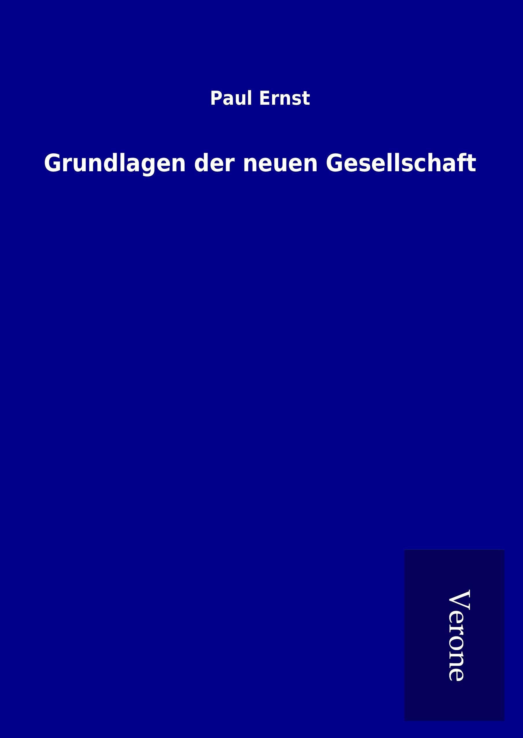 Vorderes Coverbild Grundlagen der neuen Gesellschaft