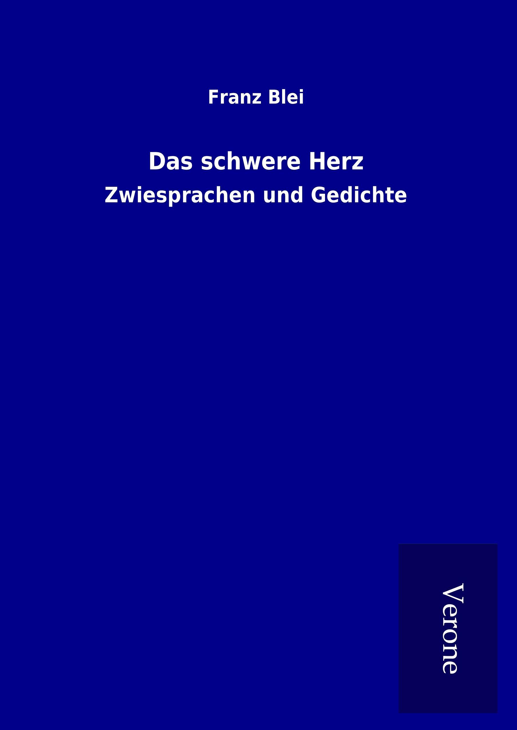 Vorderes Coverbild Das schwere Herz