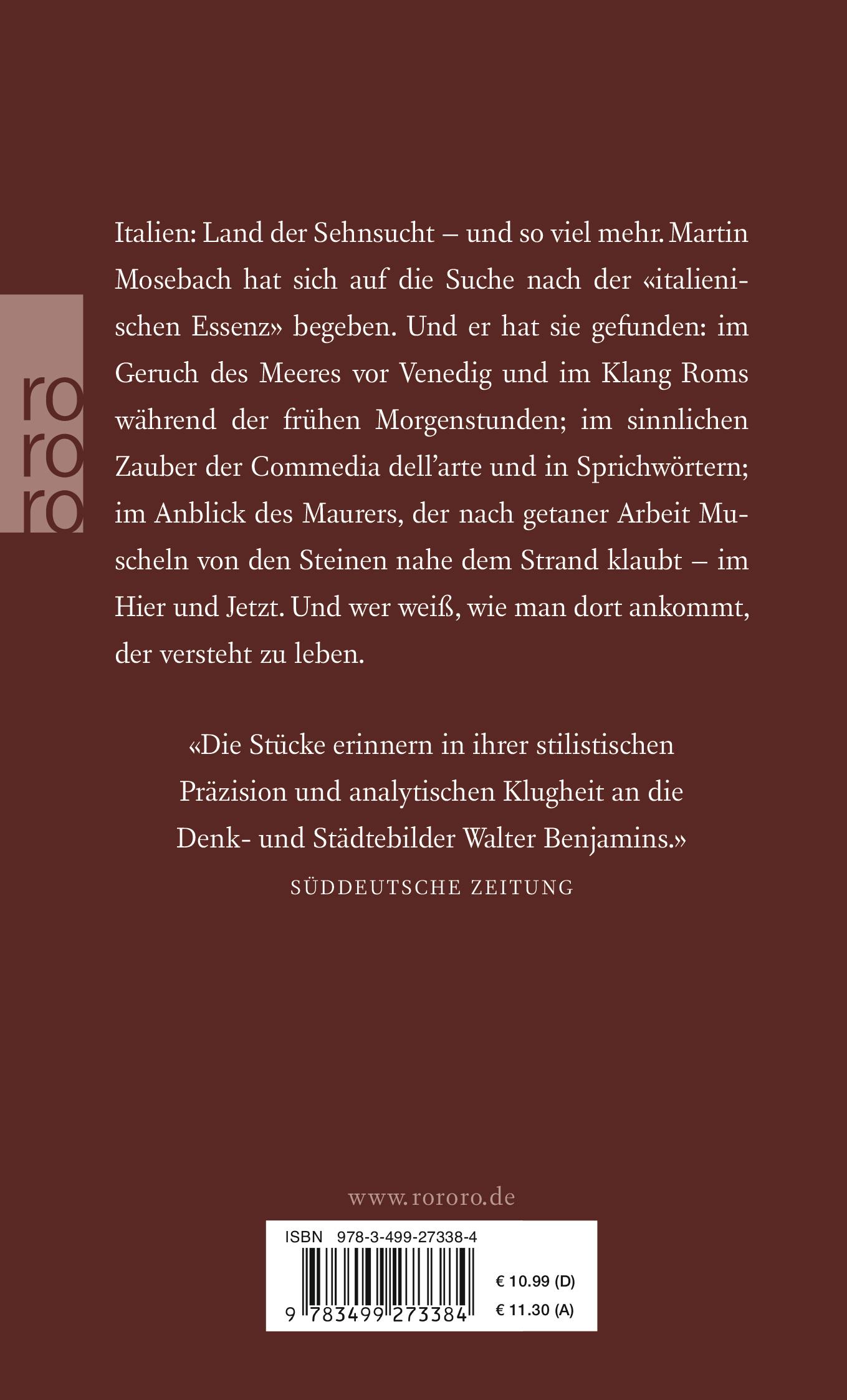 Rückseitencover Die schöne Gewohnheit zu leben