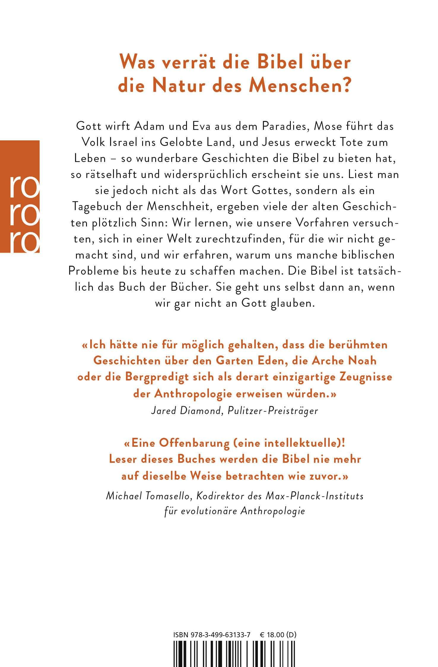 Rückseitencover Das Tagebuch der Menschheit