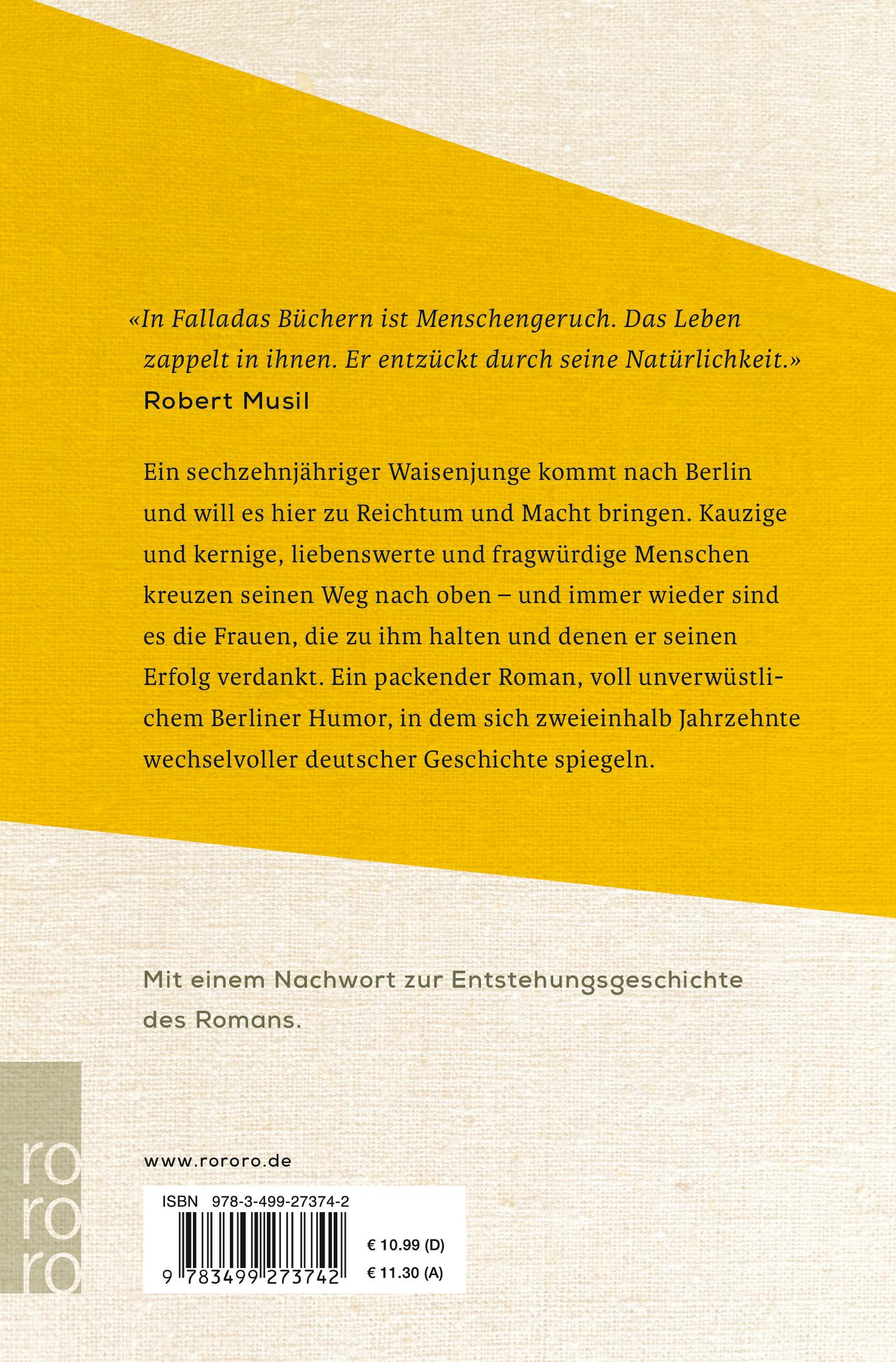 Rückseitencover Ein Mann will nach oben
