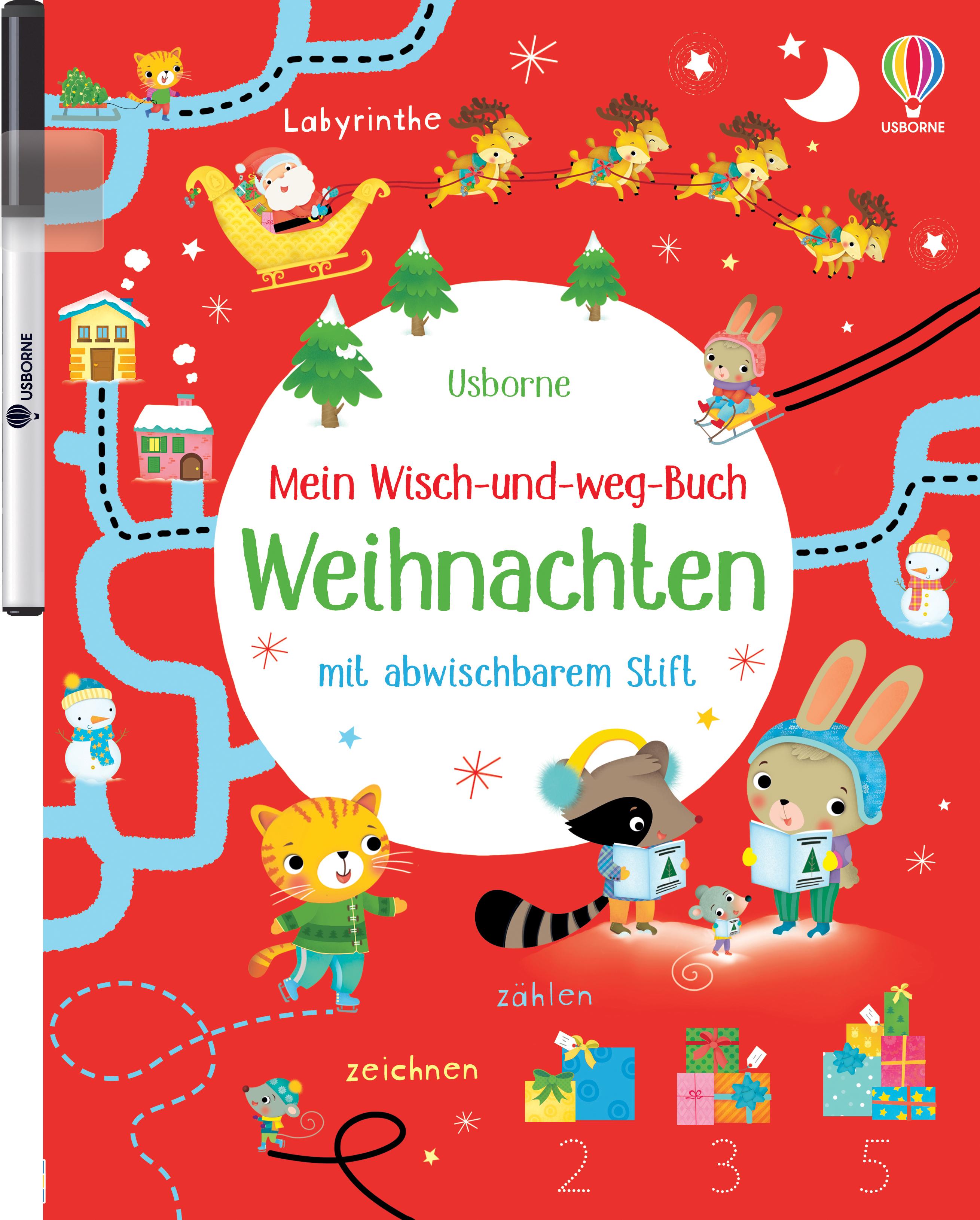 Vorderes Coverbild Mein Wisch-und-weg-Buch: Weihnachten