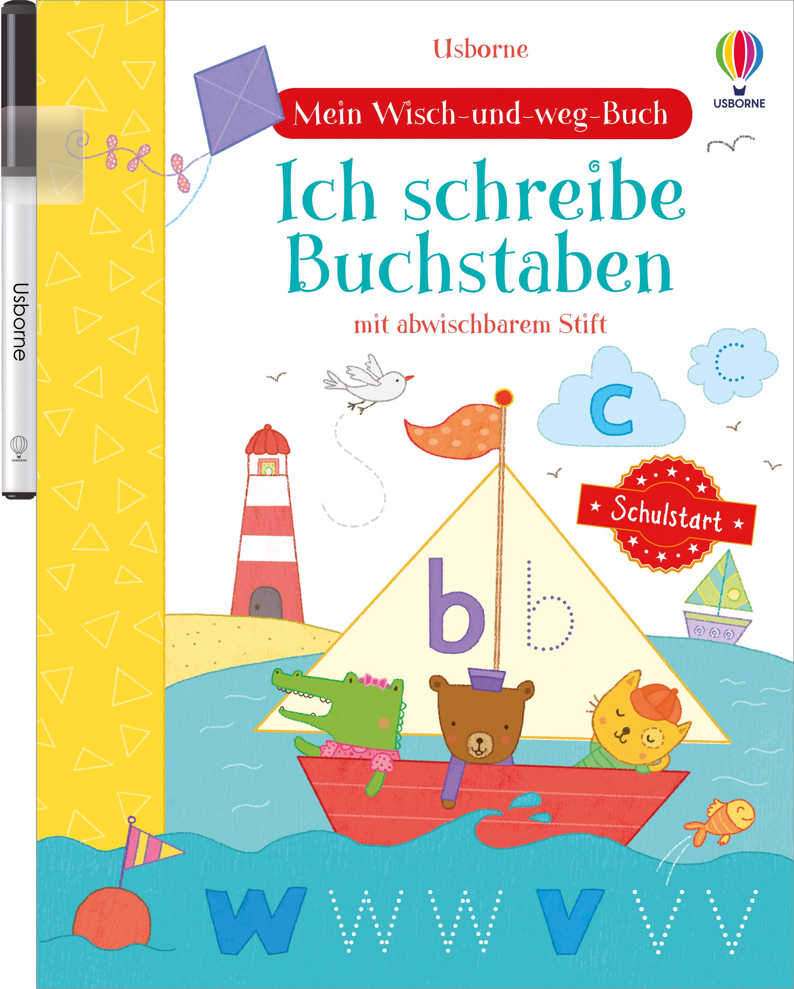 Vorderes Coverbild Mein Wisch-und-weg-Buch Schulstart: Ich schreibe Buchstaben