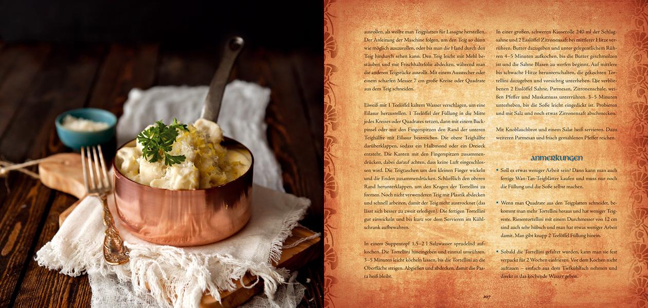 Beispielinhalt (Bild) Outlander - Das offizielle Kochbuch zur Highland-Saga