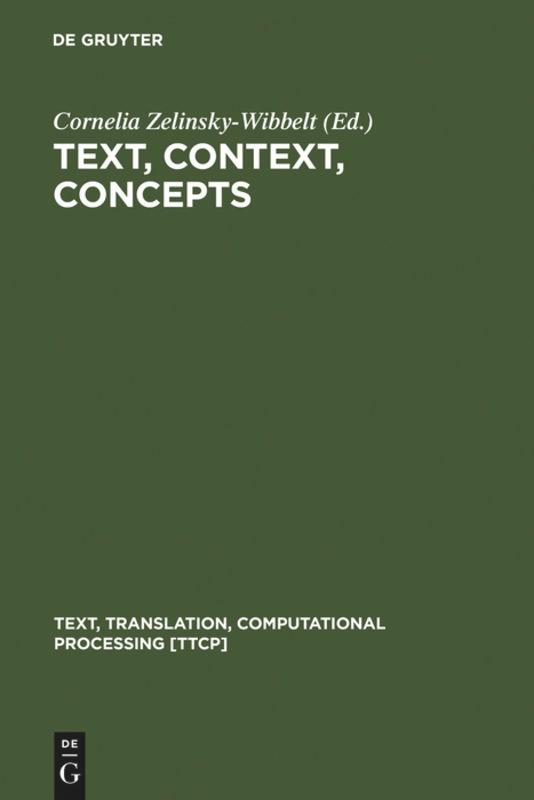 Vorderes Coverbild Text, Context, Concepts