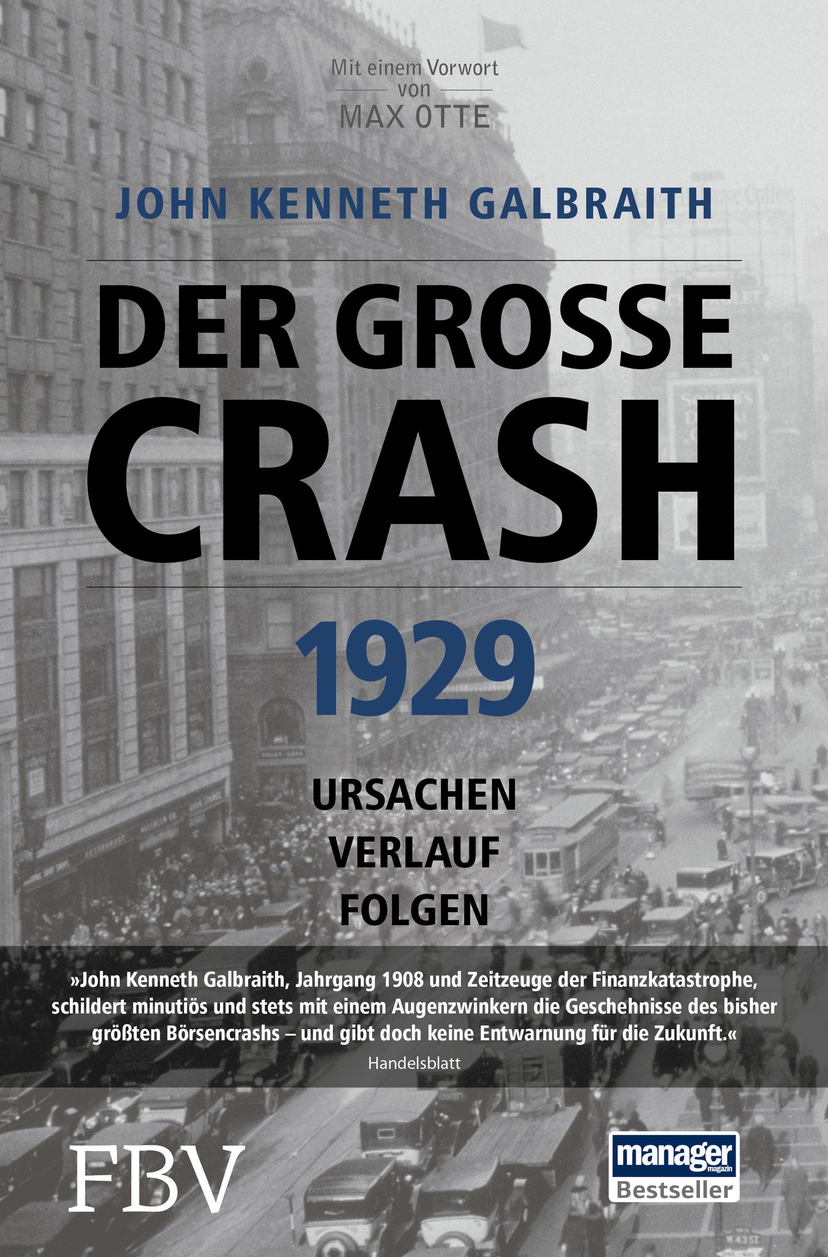 Vorderes Coverbild Der große Crash 1929