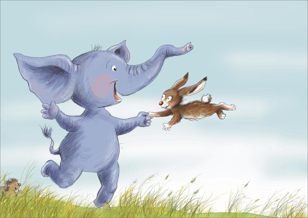 Beispielinhalt (Bild) Eddy sucht seinen Teddy