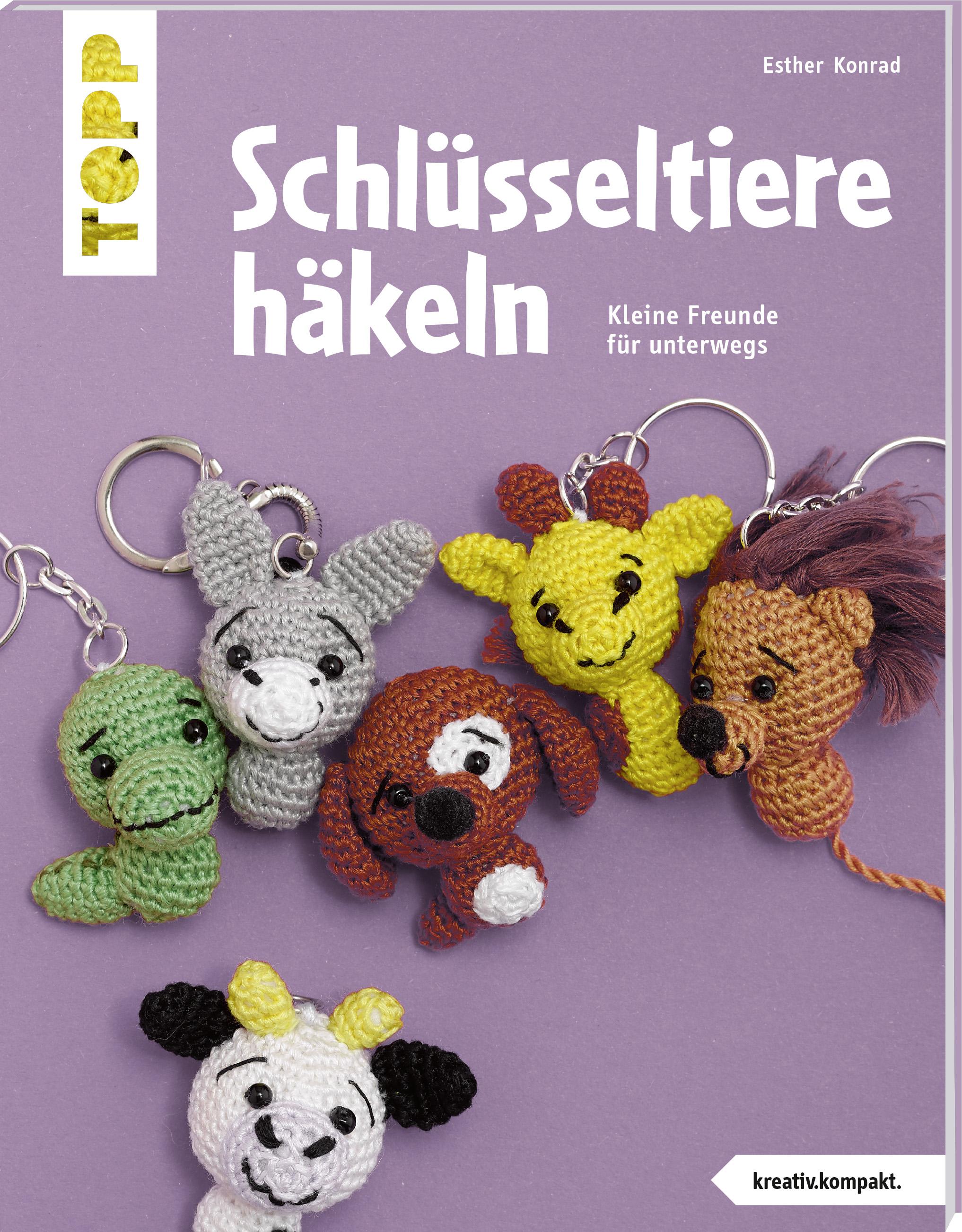 Vorderes Coverbild Schlüsseltiere häkeln (kreativ.kompakt.)