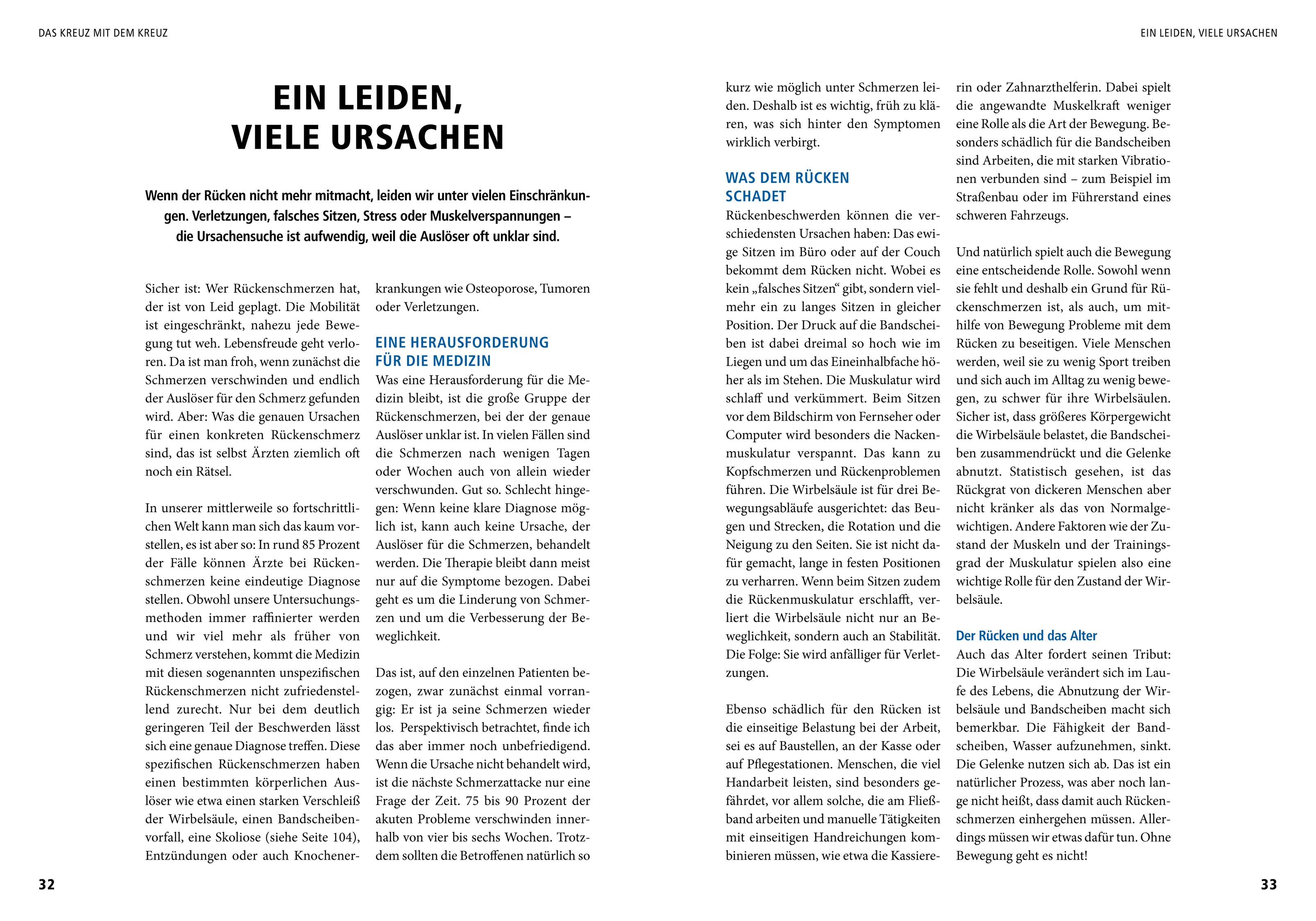 Beispielinhalt (Bild) Mein großes Rückenbuch