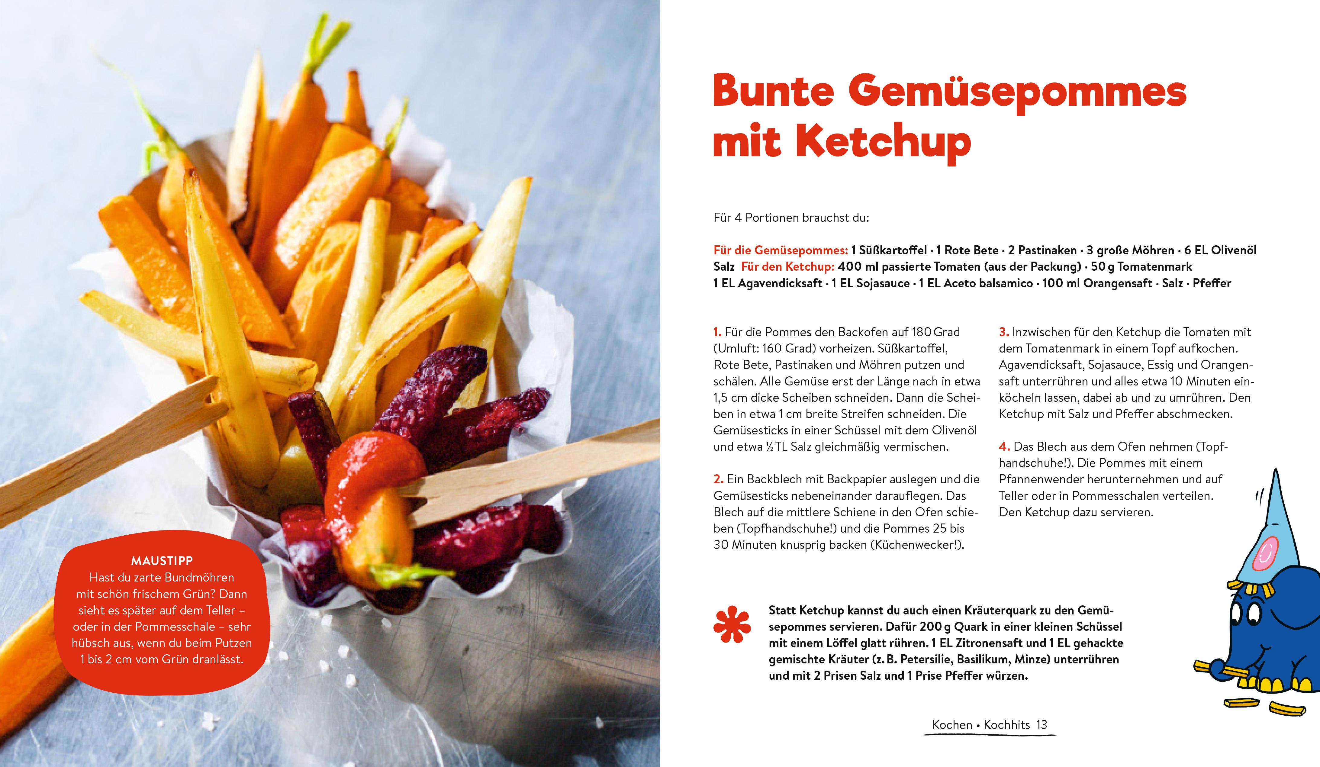 Beispielinhalt (Bild) Kochen und backen mit der Maus