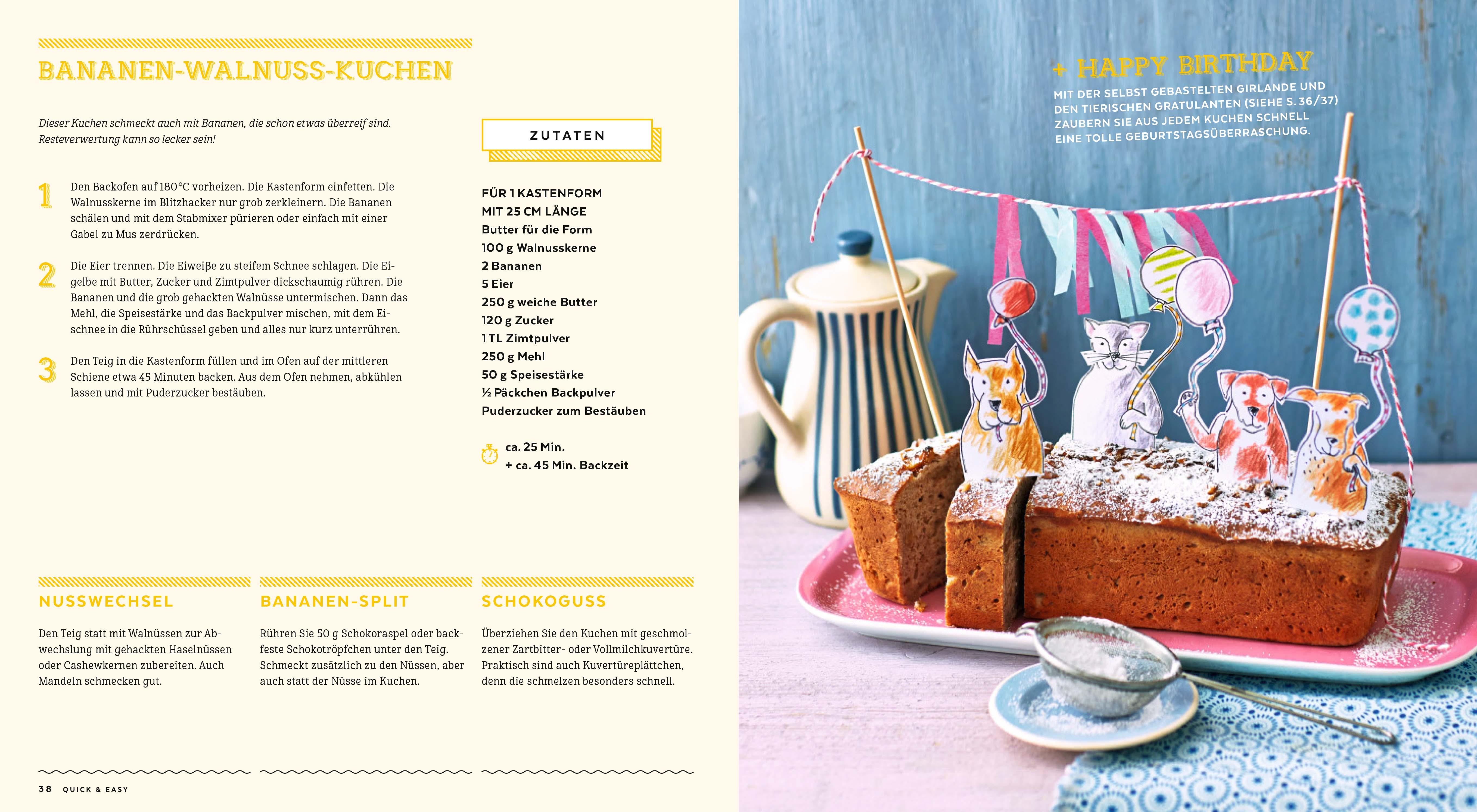 Beispielinhalt (Bild) Yummy Backen