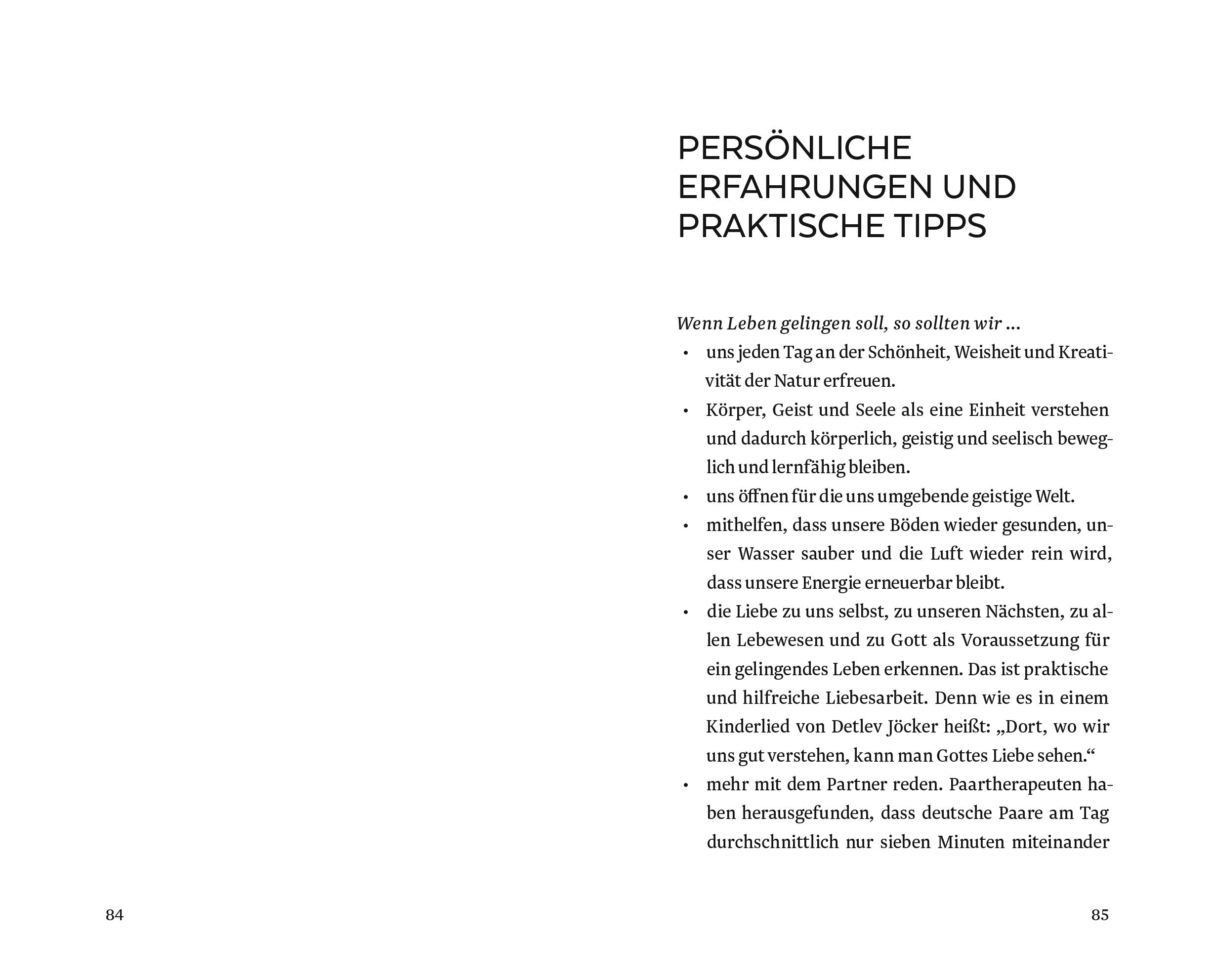 Beispielinhalt (Bild) Wenn Leben gelingt