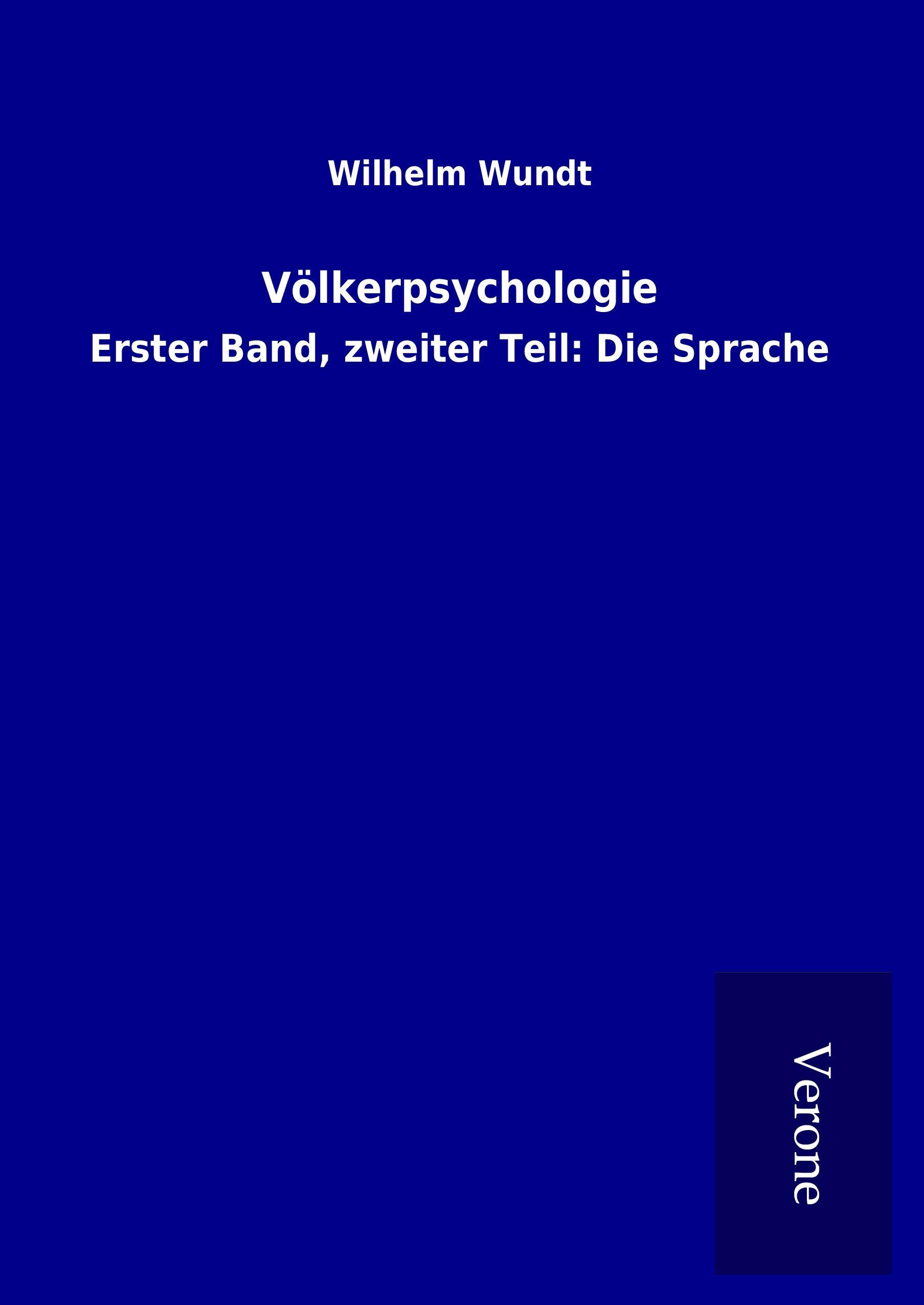 Vorderes Coverbild Völkerpsychologie