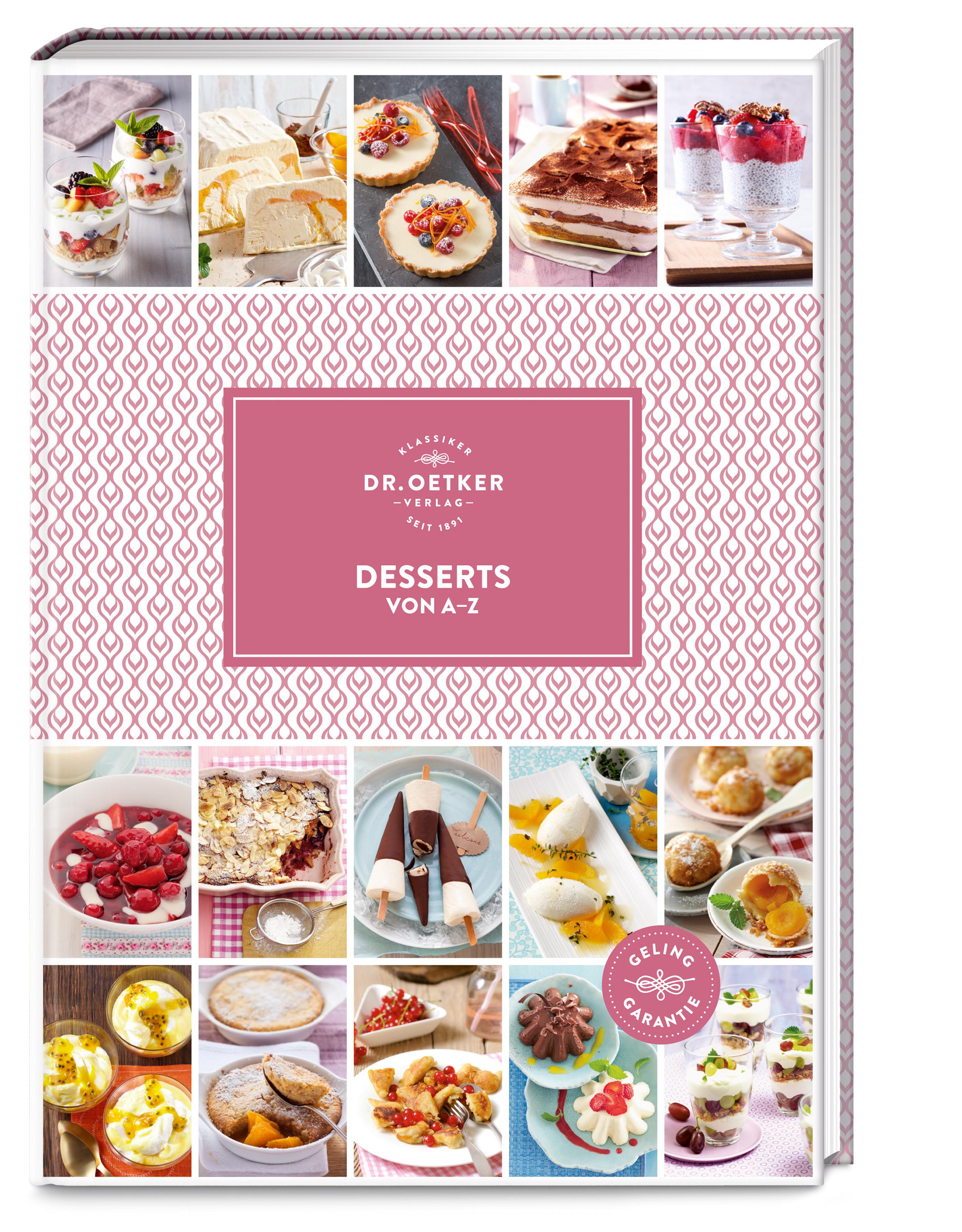 Vorderes Coverbild Desserts von A-Z