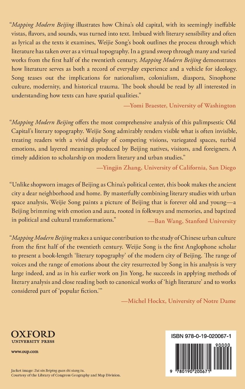 Rückseitencover Mapping Modern Beijing