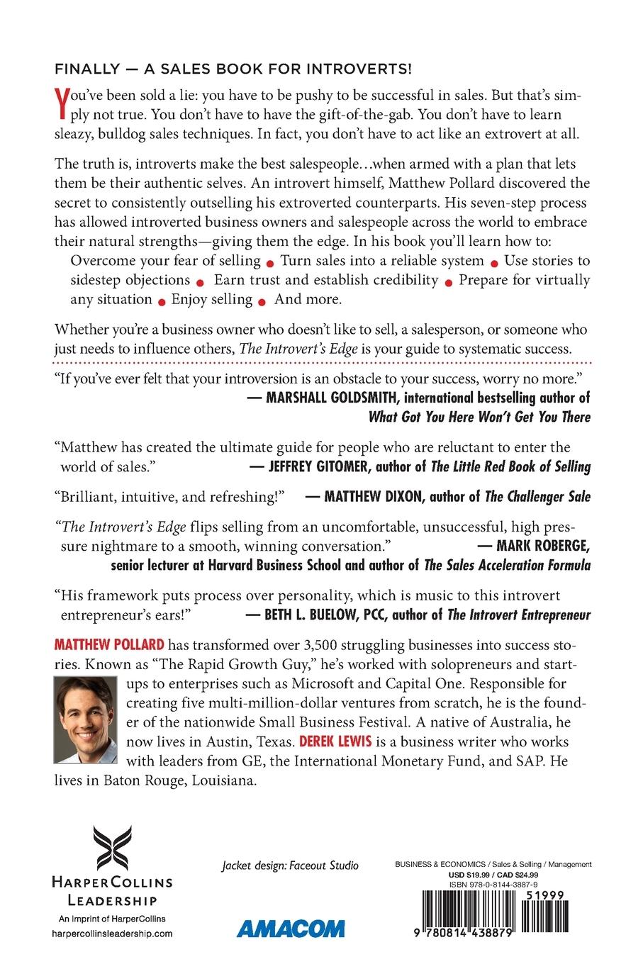 Rückseitencover The Introvert's Edge