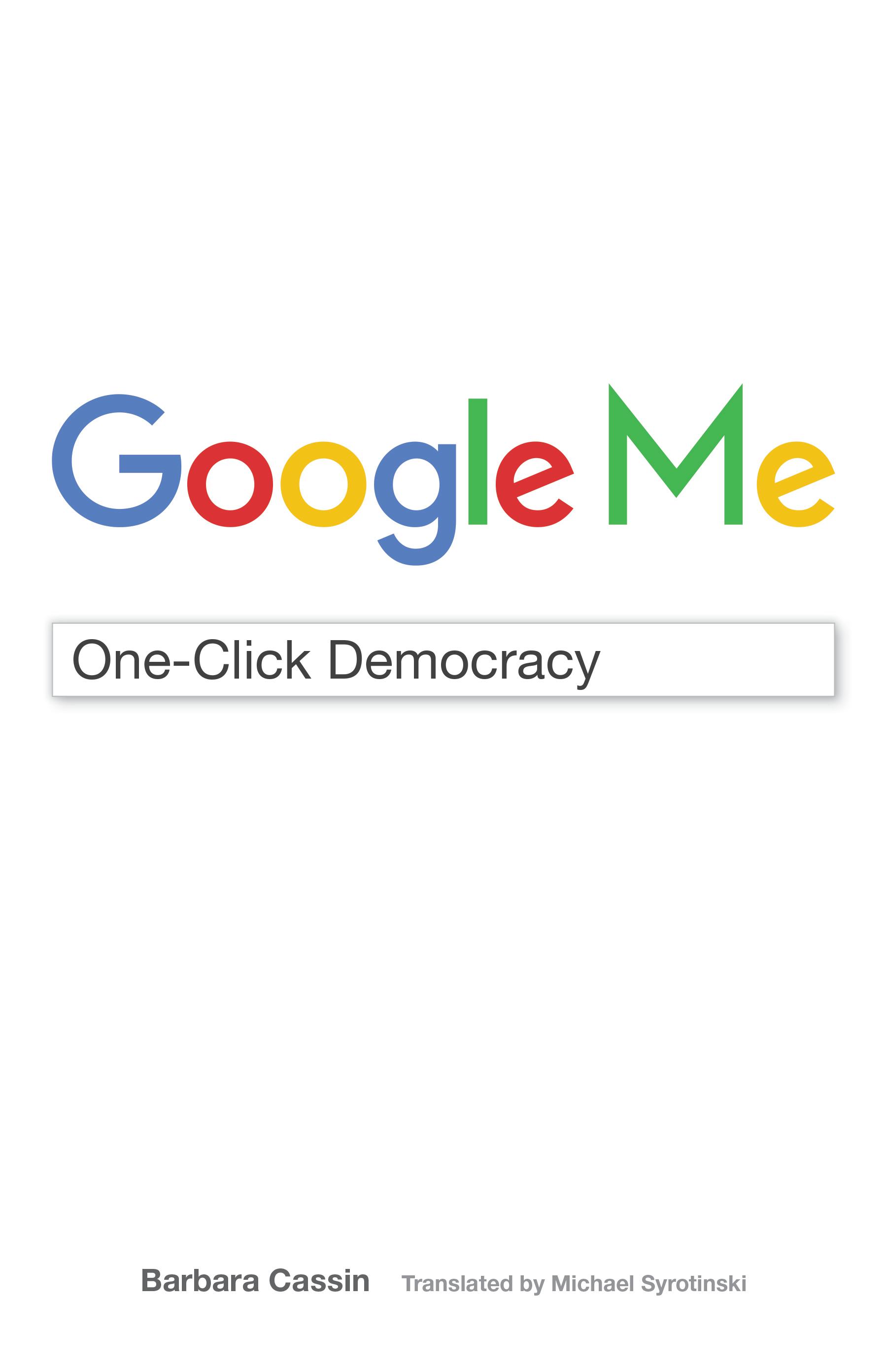 Vorderes Coverbild Google Me