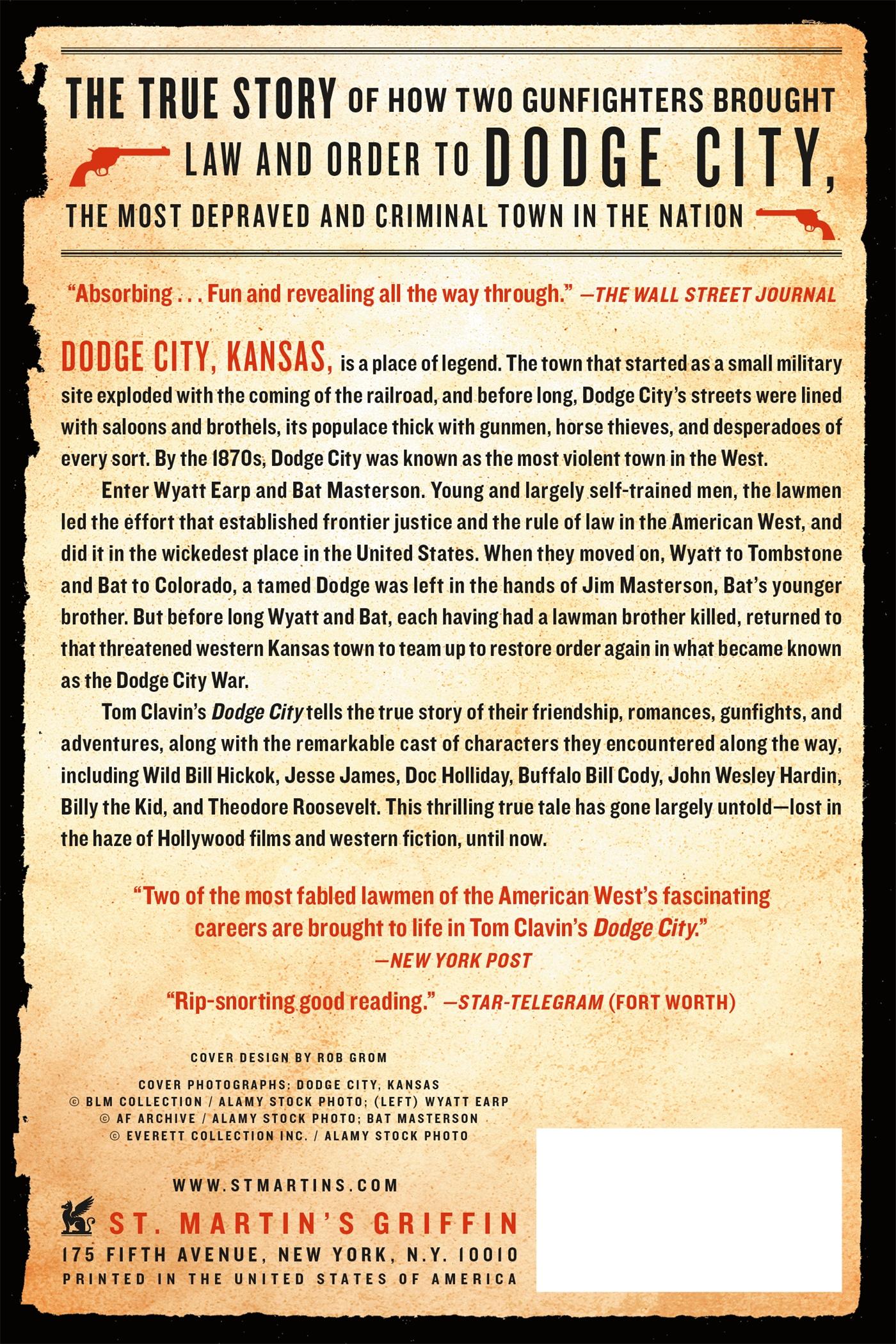 Rückseitencover Dodge City