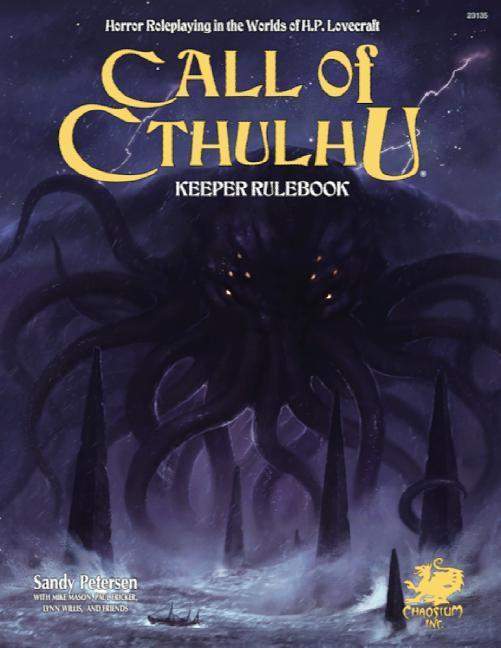 Vorderes Coverbild Call of Cthulhu Keeper Rulebook - Revised Seventh Edition