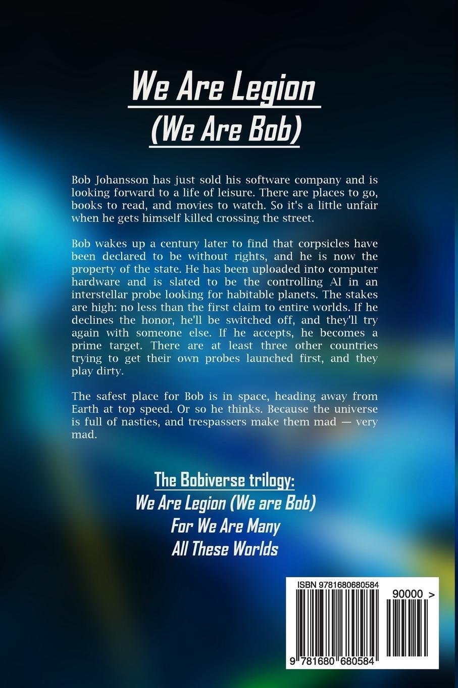 Rückseitencover We Are Legion (We Are Bob)