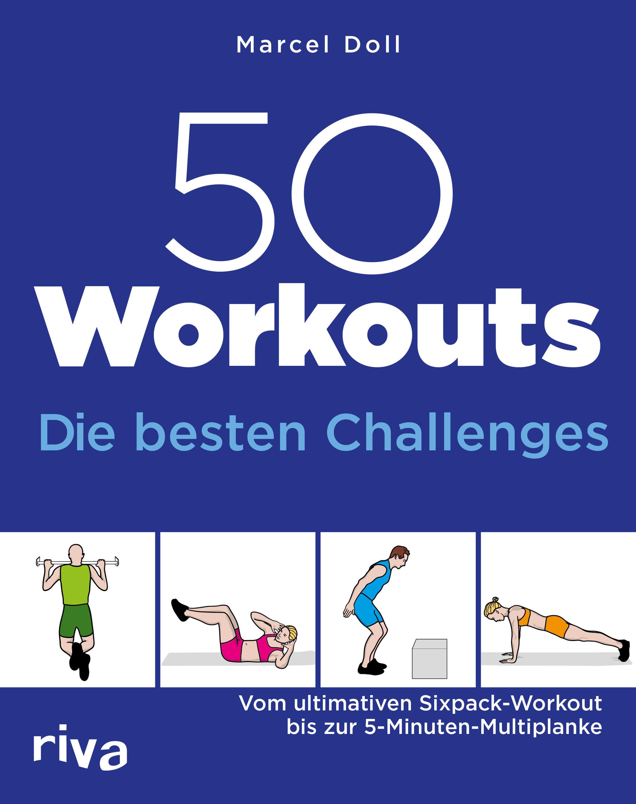 Vorderes Coverbild 50 Workouts - Die besten Challenges