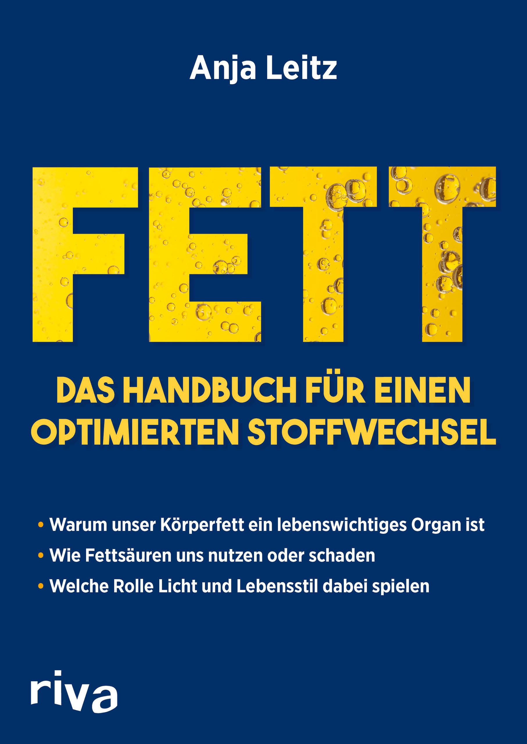 Vorderes Coverbild Fett. Das Handbuch für einen optimierten Stoffwechsel