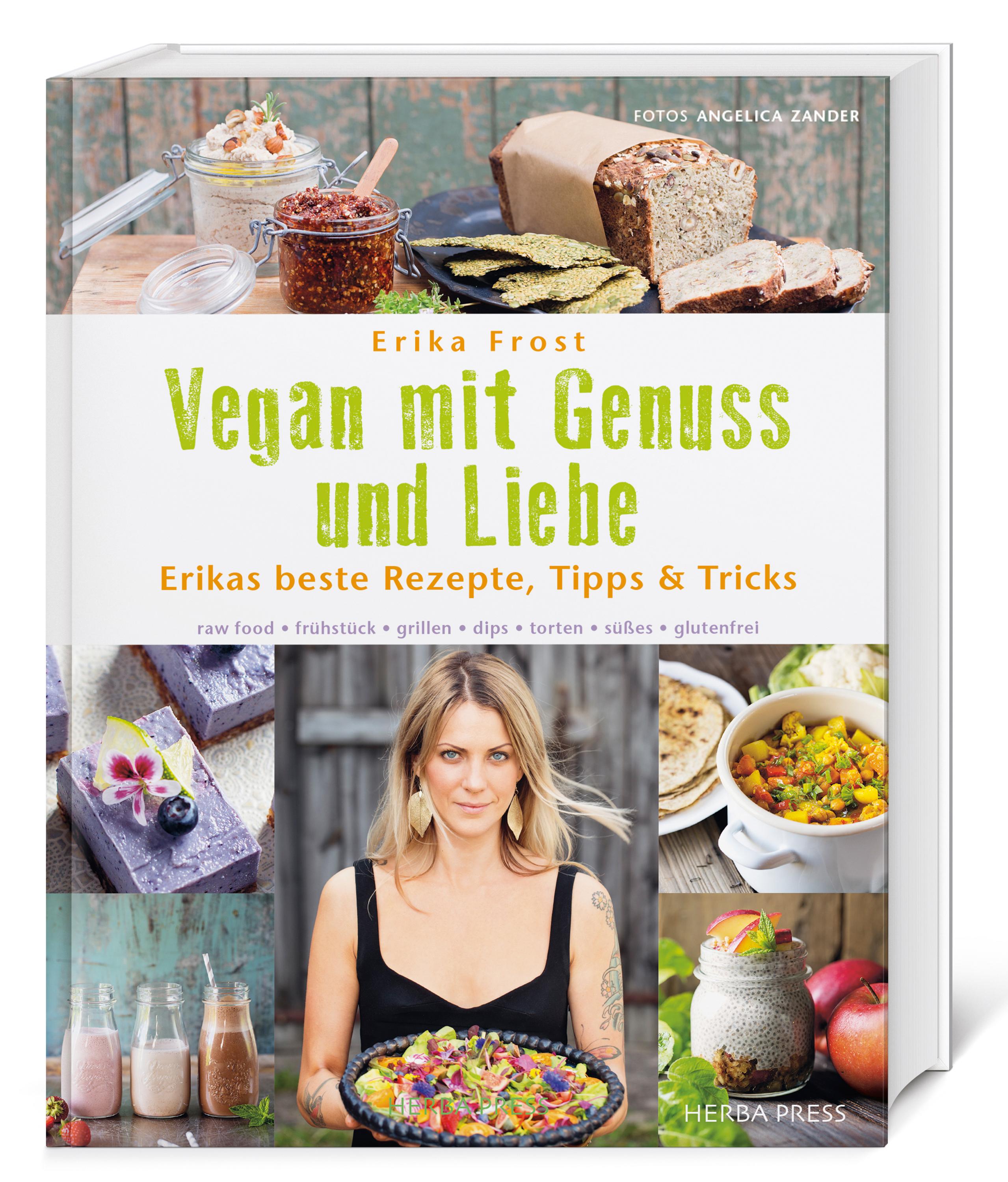 Vorderes Coverbild Vegan mit Genuss und Liebe