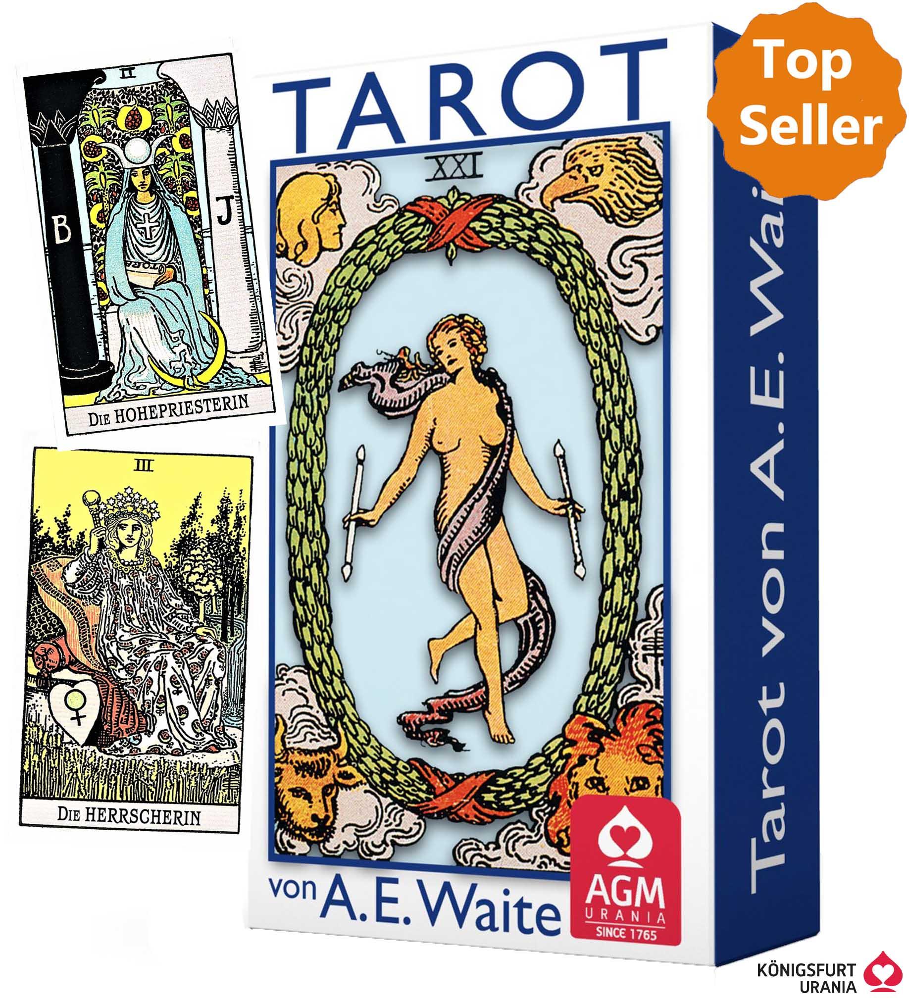 Vorderes Coverbild Tarot von A.E. Waite