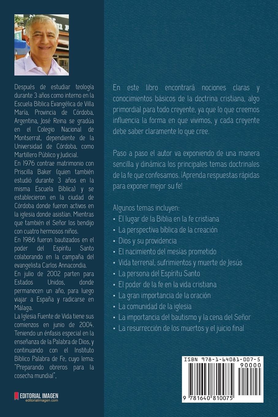 Rückseitencover Doctrina Cristiana Básica