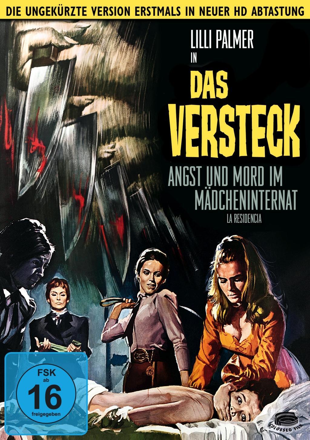 Vorderes Coverbild Das Versteck - Angst und Mord im Mädcheninternat