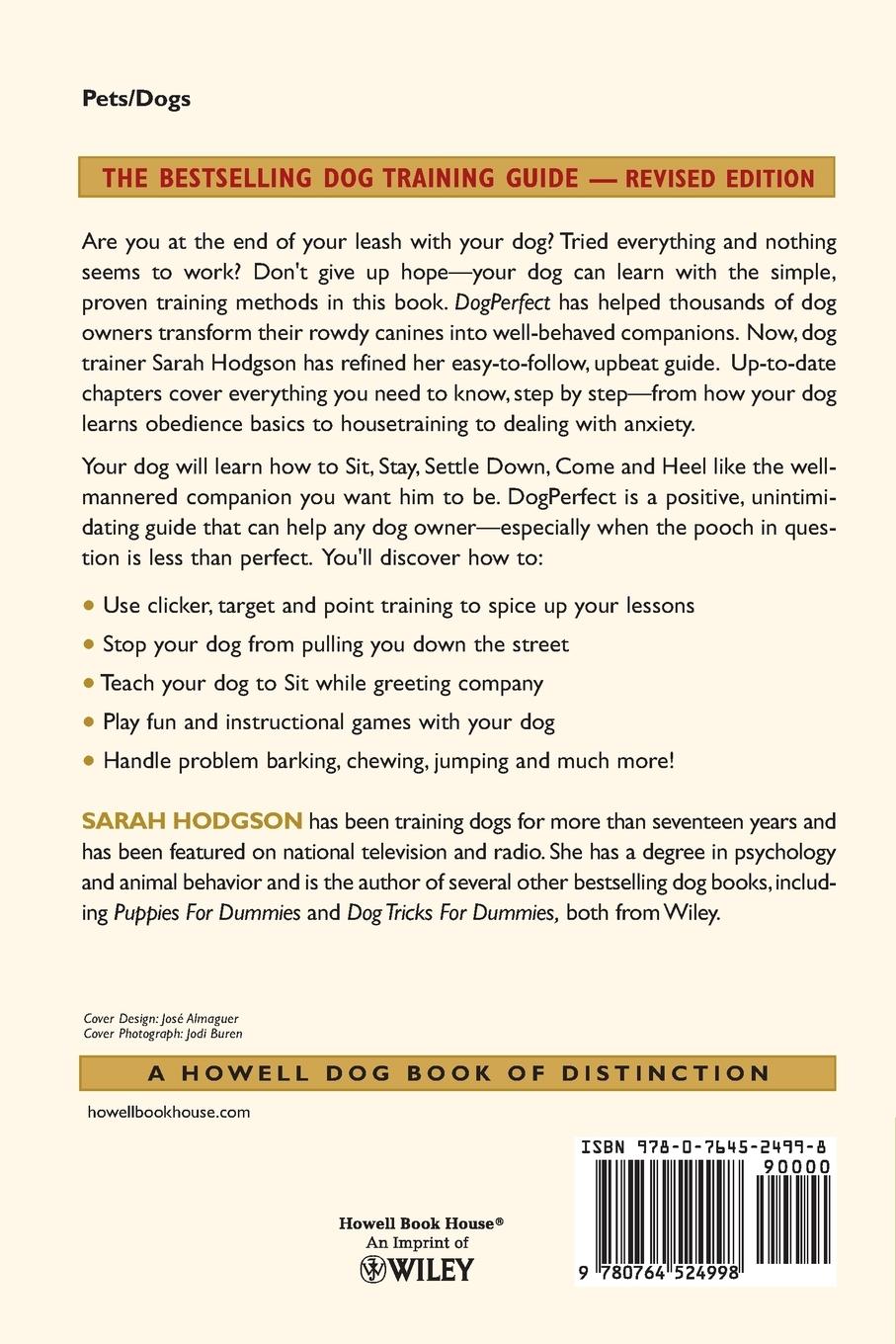 Rückseitencover Dogperfect