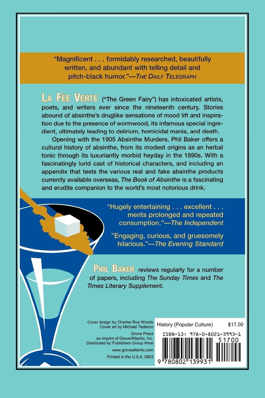 Rückseitencover The Book of Absinthe