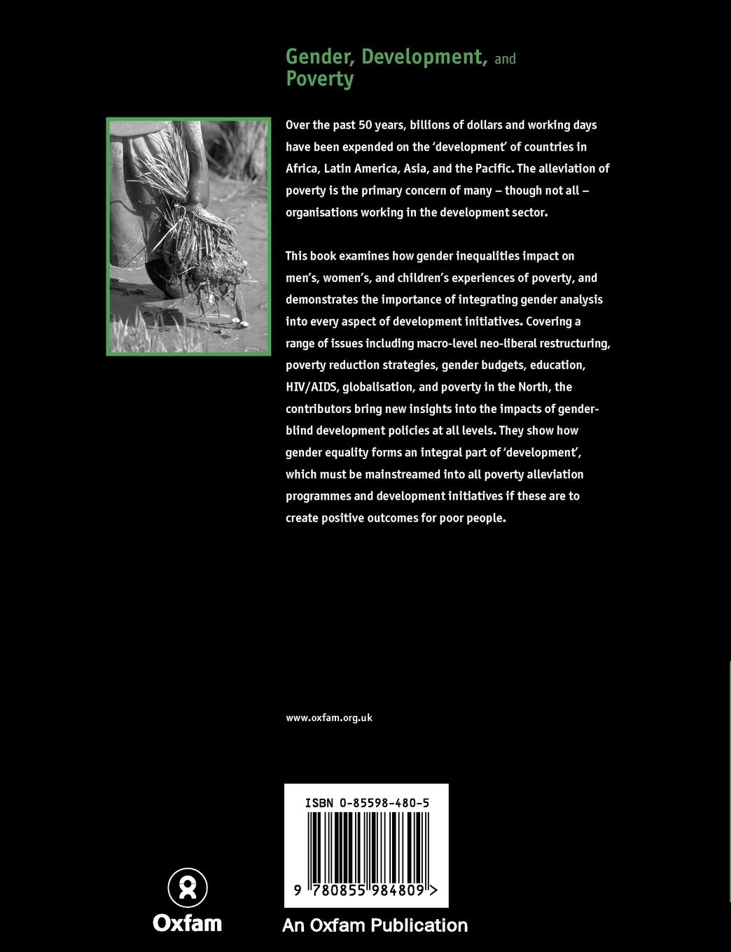 Rückseitencover Gender, Development and Poverty