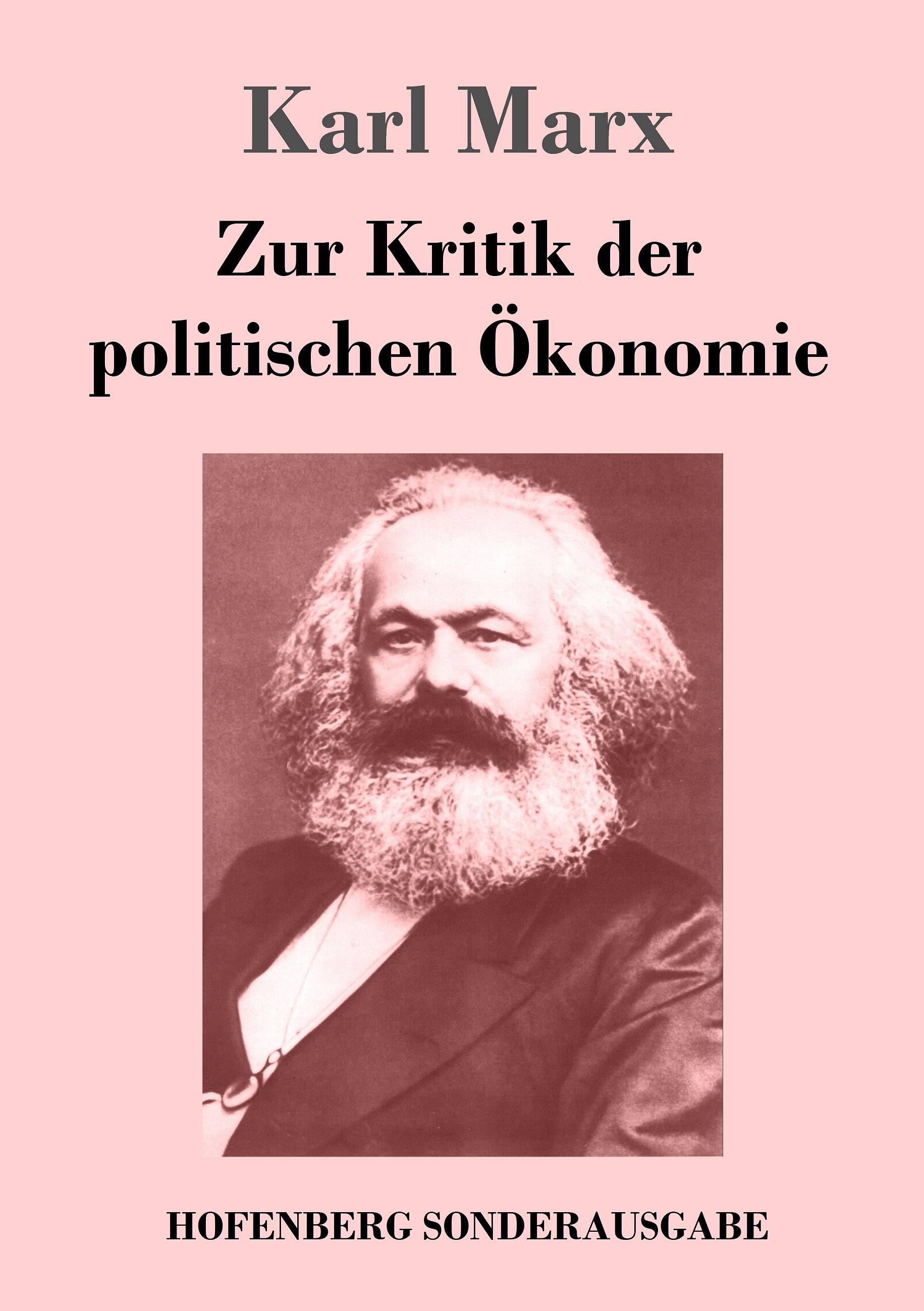 Vorderes Coverbild Zur Kritik der politischen Ökonomie