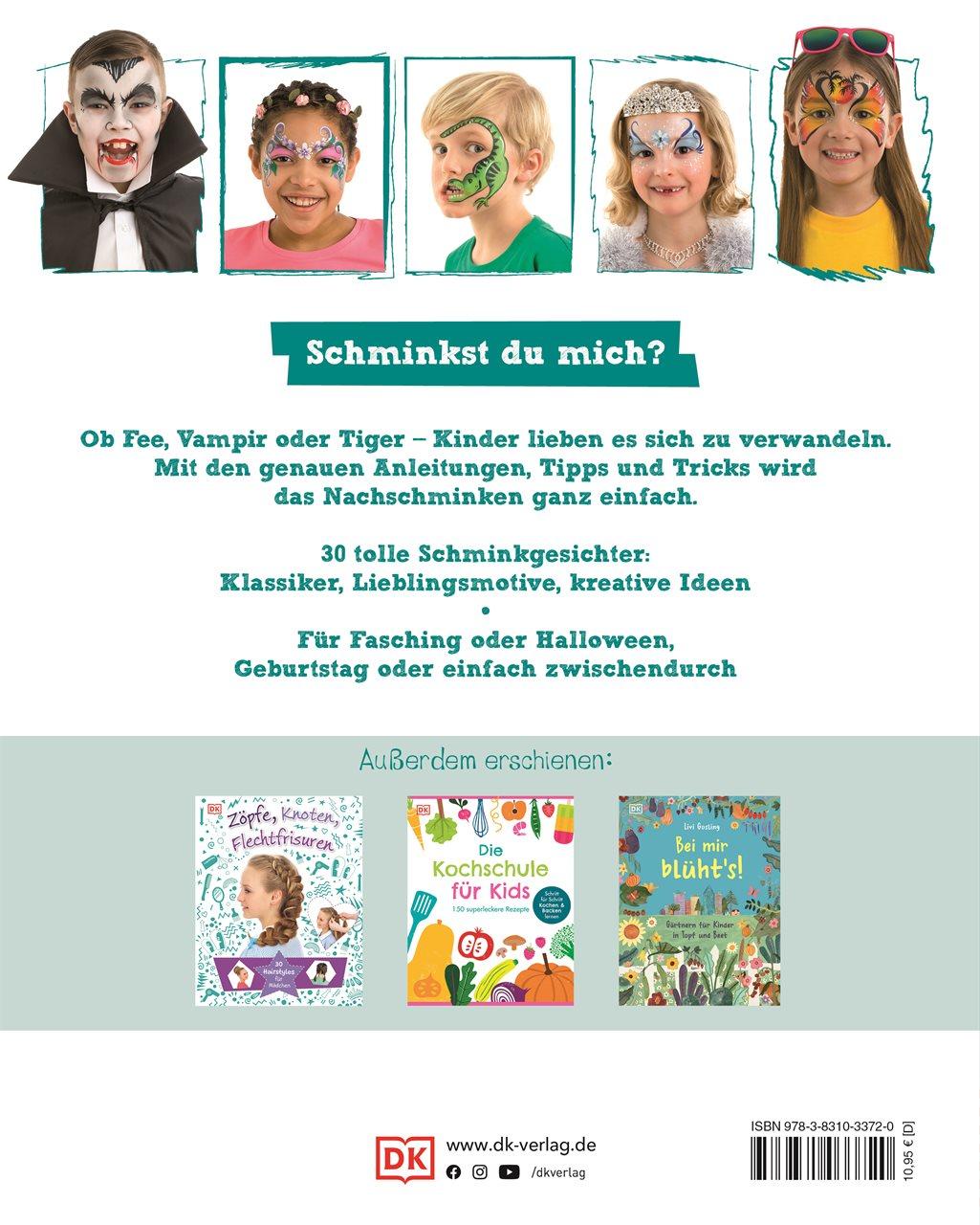 Rückseitencover Kinderschminken leicht gemacht