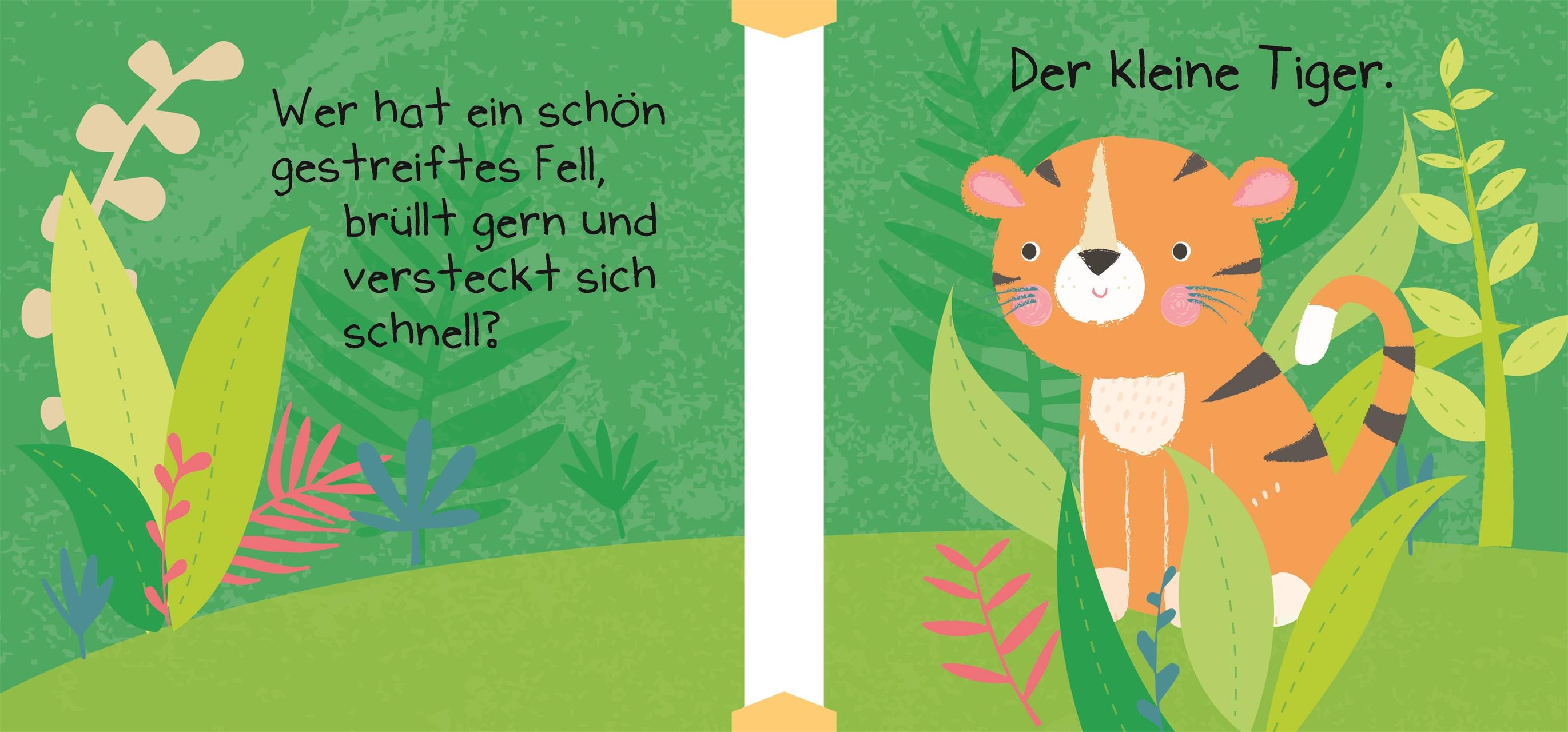 Beispielinhalt (Bild) Mein kleines Stoffbuch. Tierkinder
