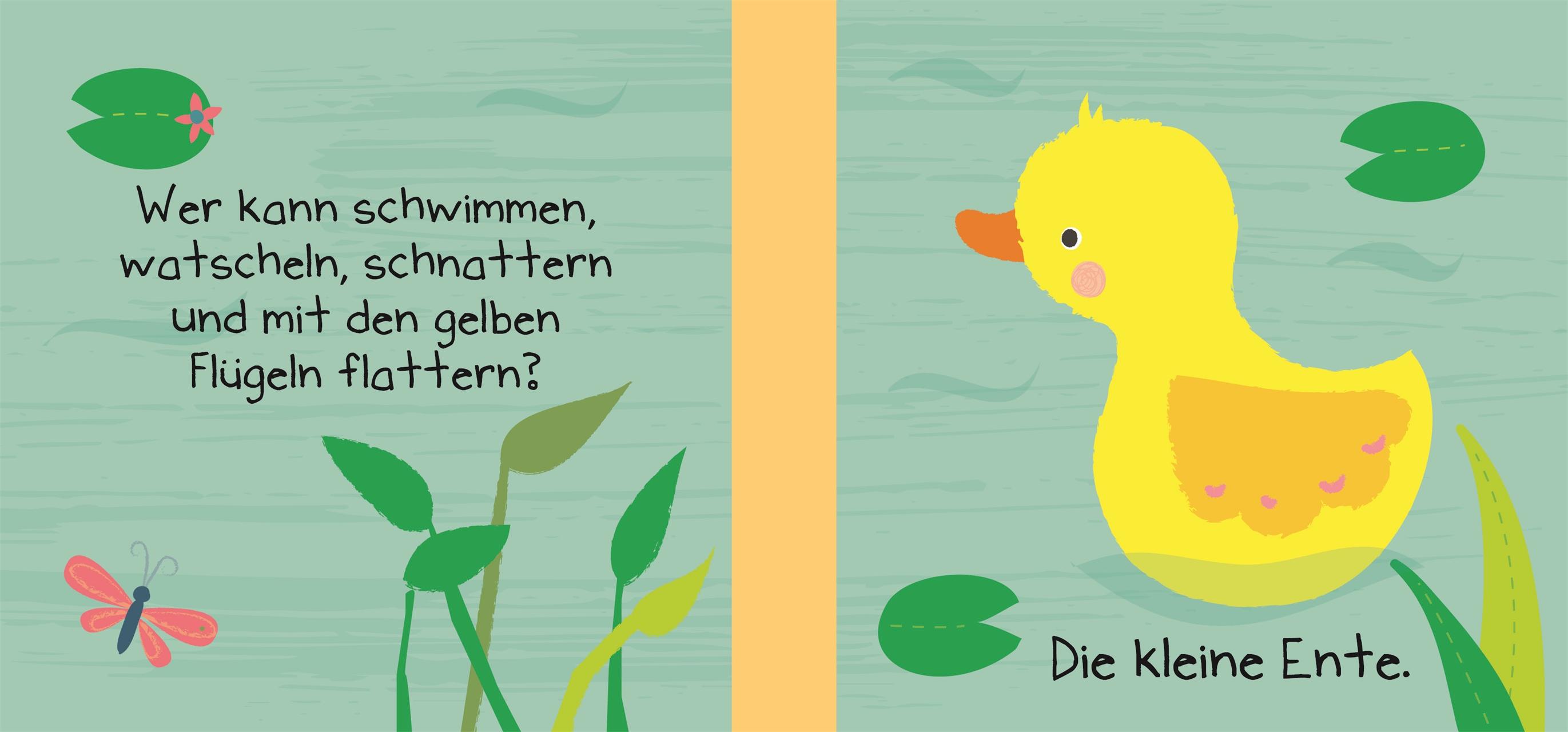 Beispielinhalt (Bild) Mein kleines Stoffbuch. Tierkinder