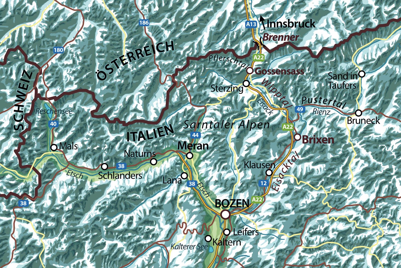 Beispielinhalt (Bild) Nachts am Brenner