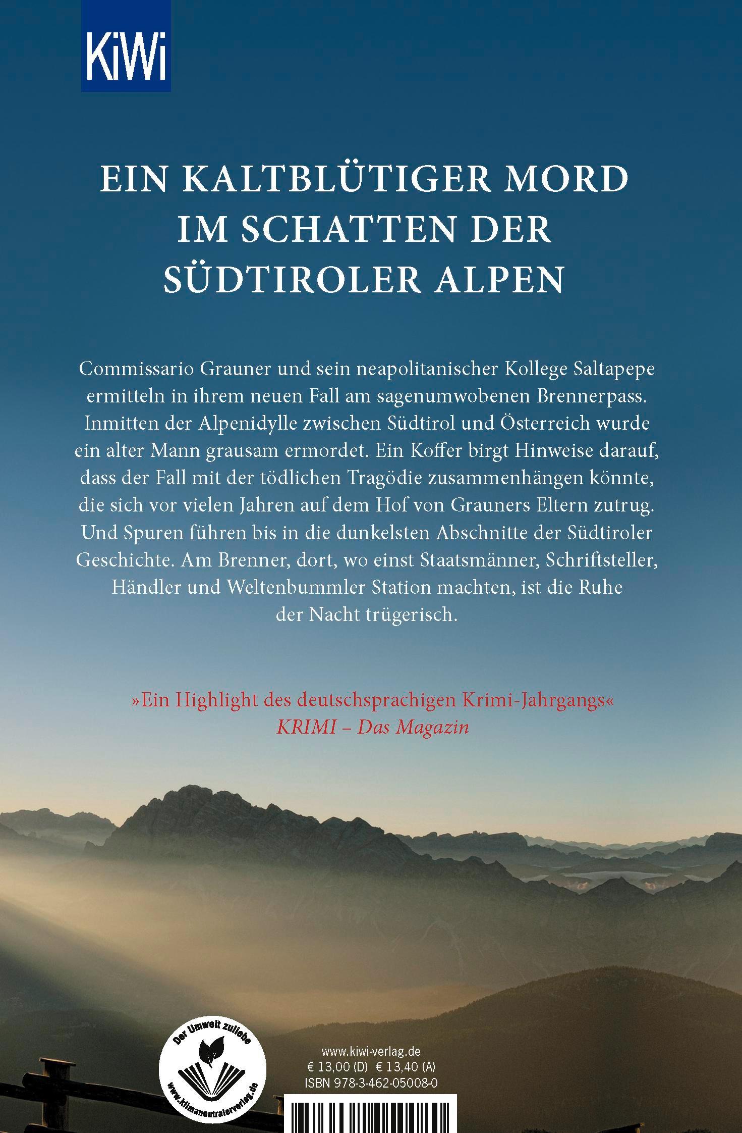 Rückseitencover Nachts am Brenner